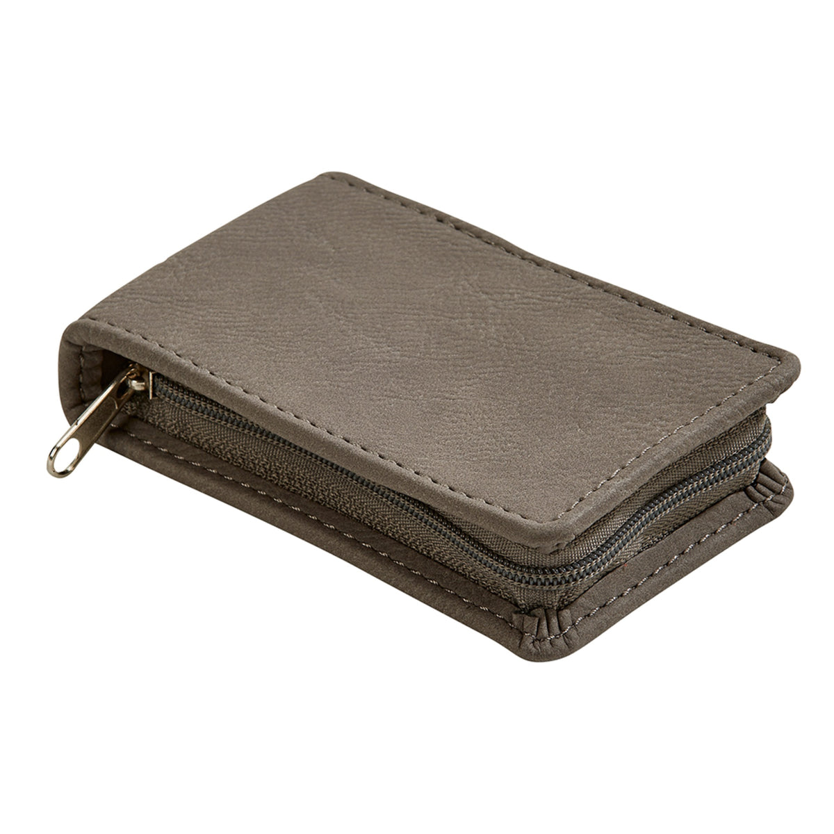 Leatherette Manicure Set, Grey 4.25'
