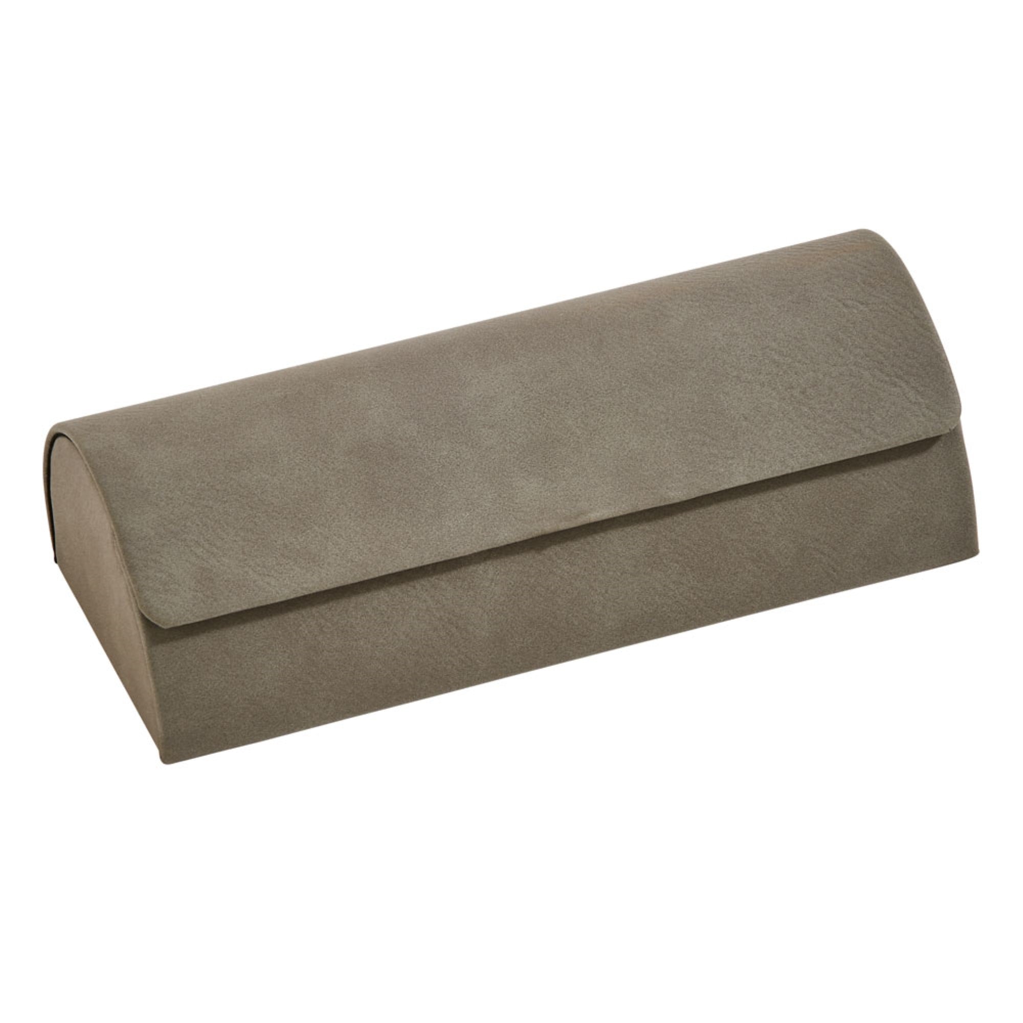 Leatherette Sunglass Case, Grey 6.5 X 2.5