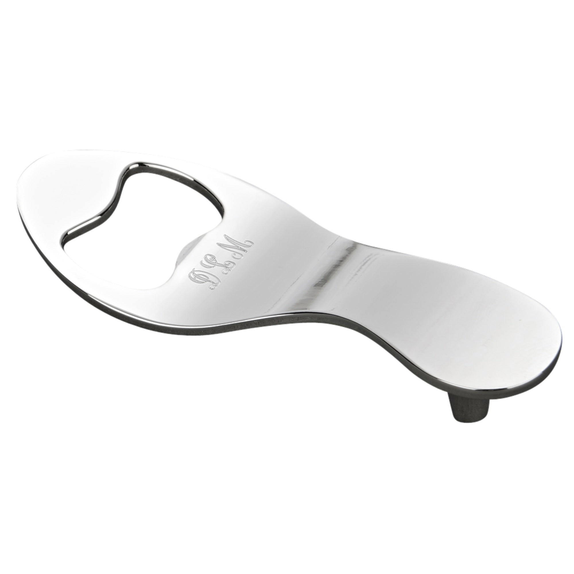 High Heel Bottle Opener,4' Nickel Plated
