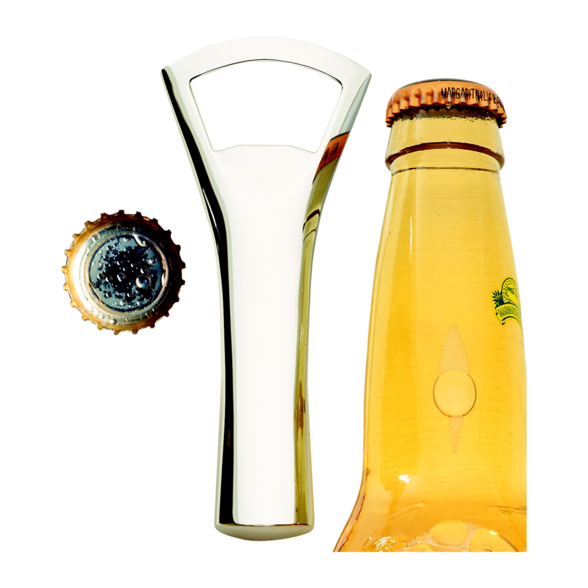 Bottle Opener, 5' Nickel Plated