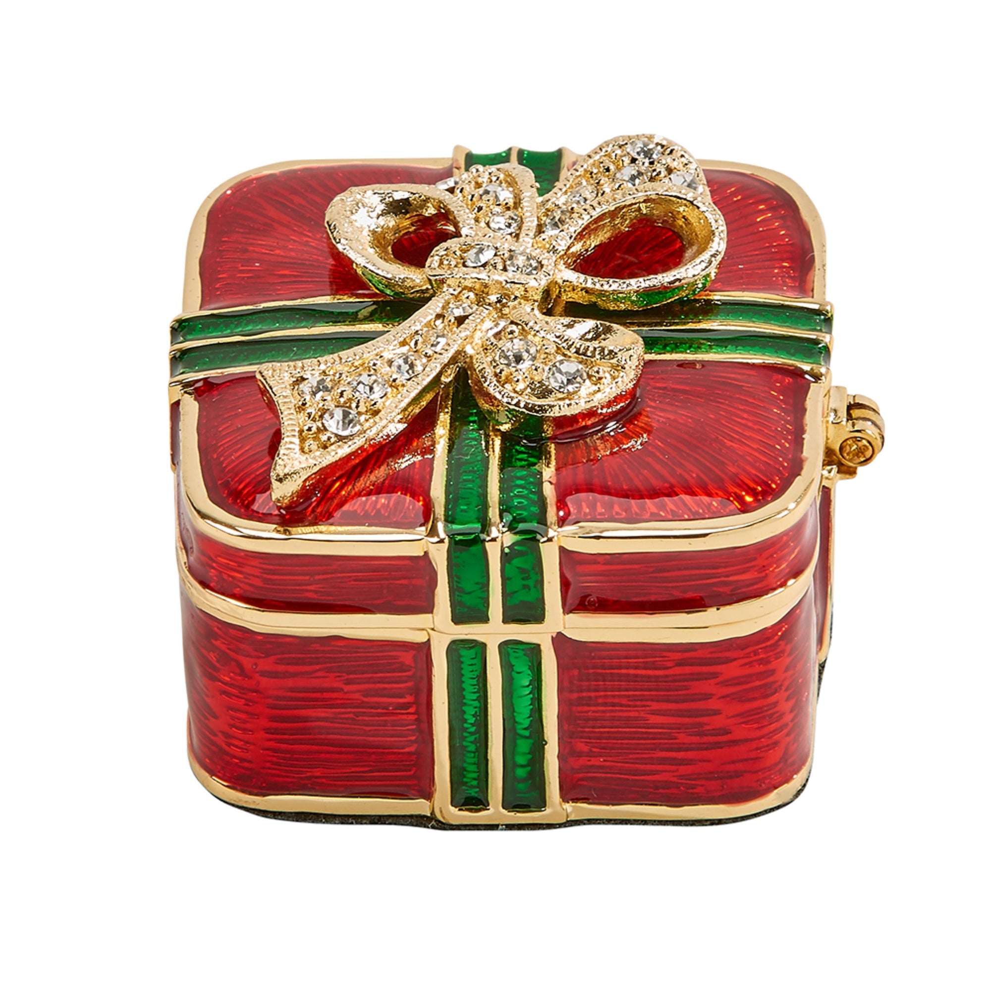Red/Green Gift Trinket Box 1 X 1.5 X 1.5