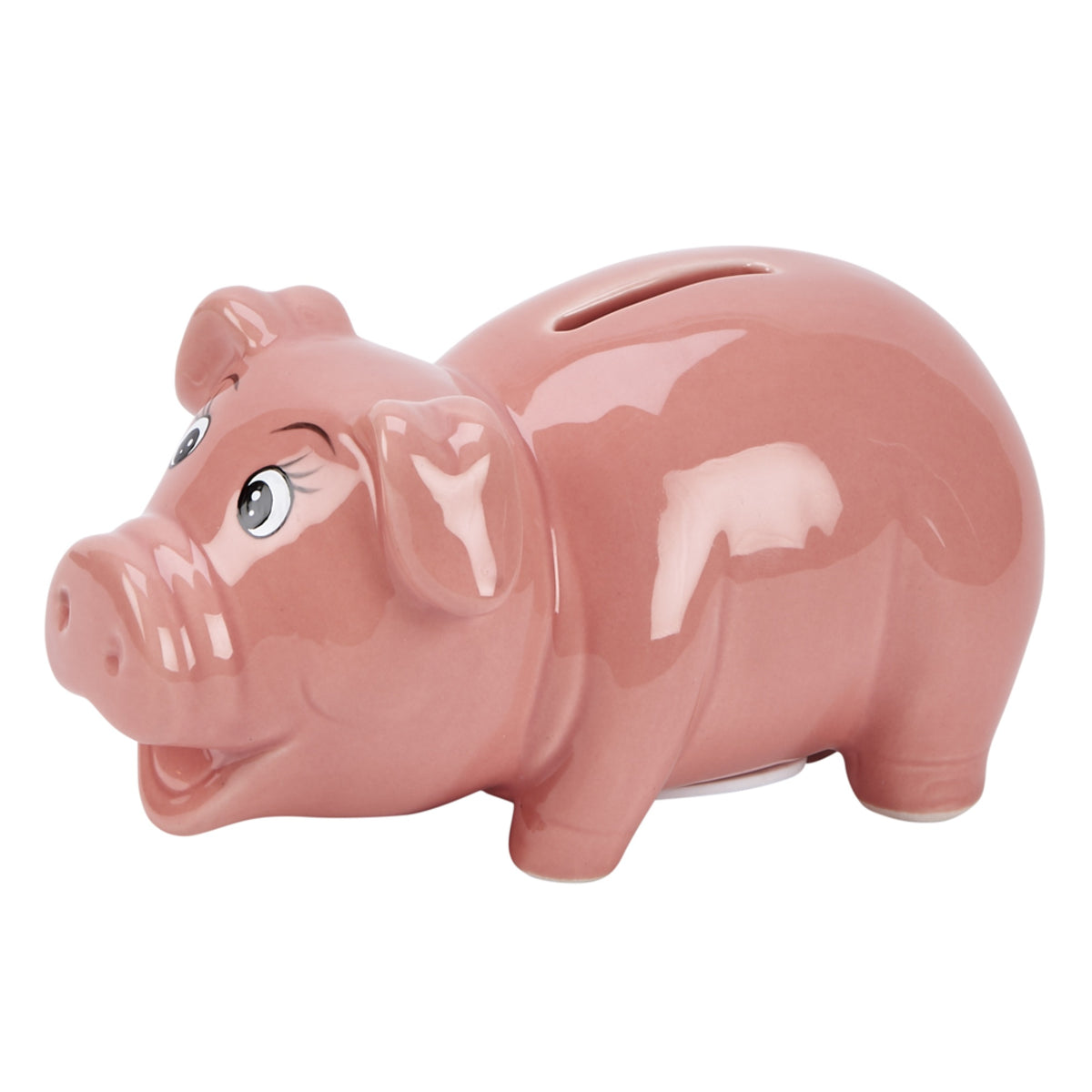 Pink Ceramic Pig Bank 3' X 6'