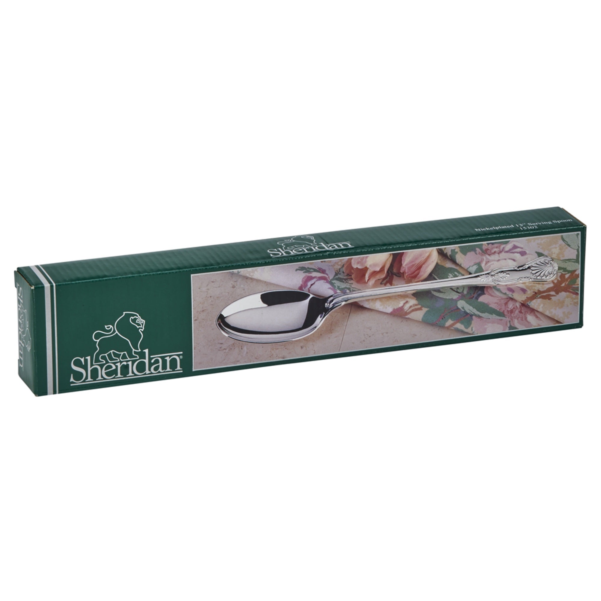 King'S Pattern Stuffing Spoon, Nickel Plated 12.75