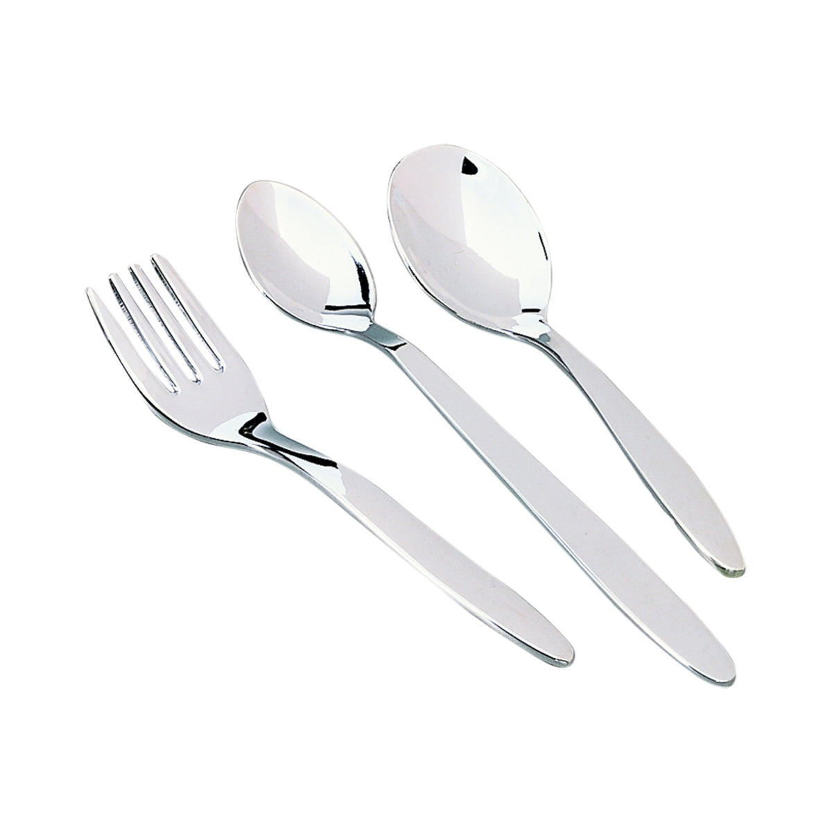3 Piece Flatware Set, Nickle Plated