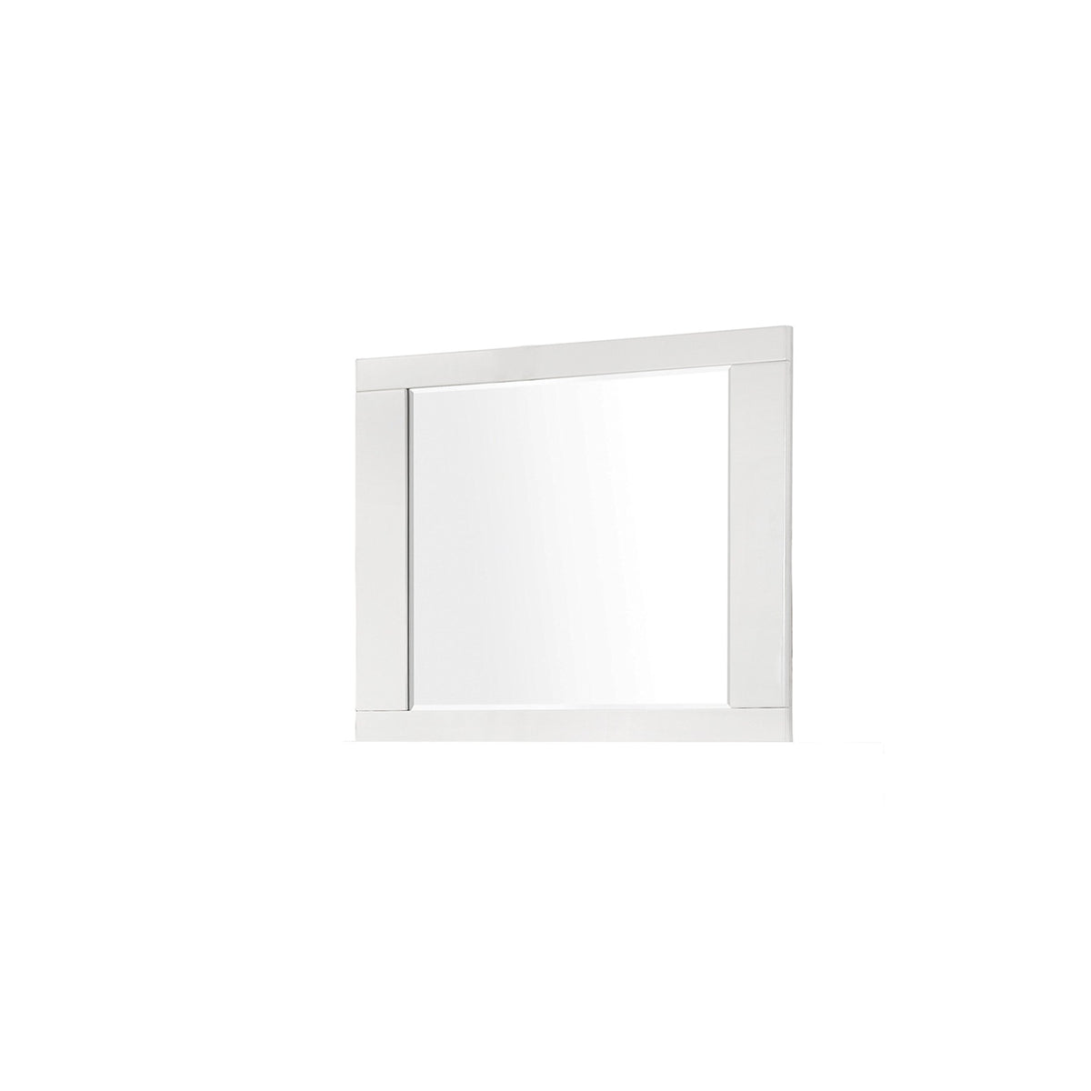 Coaster Home Furnishings Felicity Rectangle Dresser Mirror Glossy White