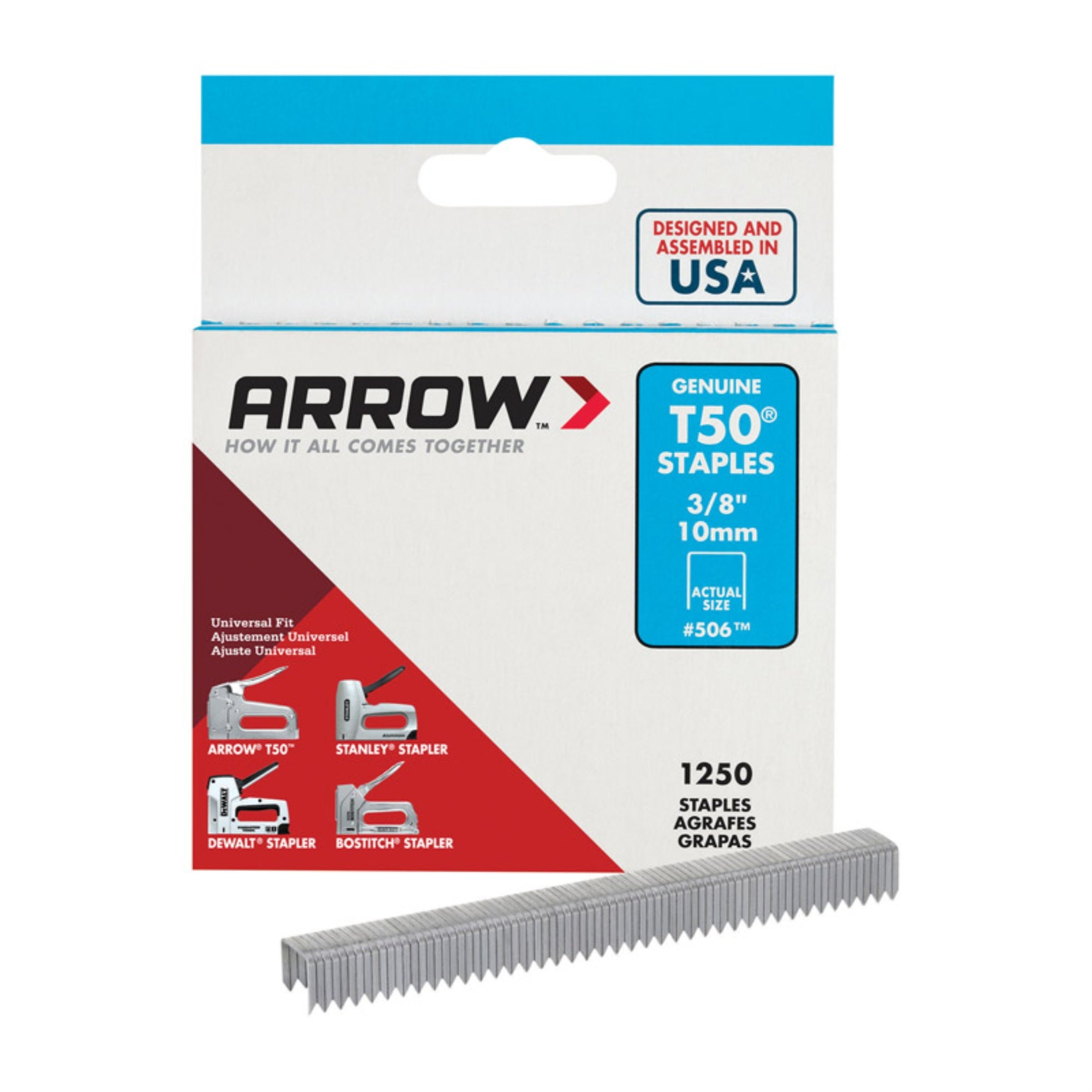 Staple 3/8 T-50 12 (Pack Of 4)