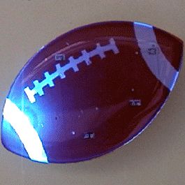 Football Flashing Body Light Lapel Pins