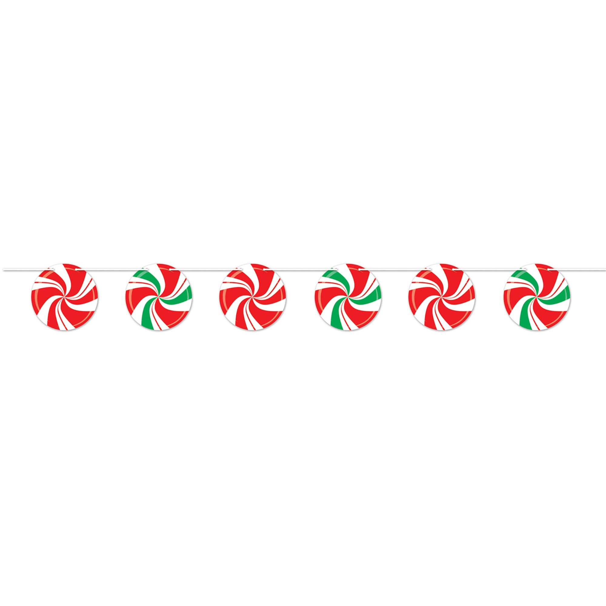 Peppermint Streamer, (Pack Of 12)