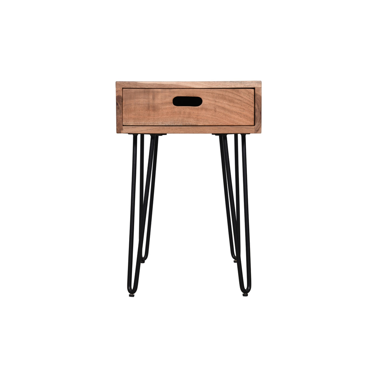 Rollins Solid Acacia Side End Table