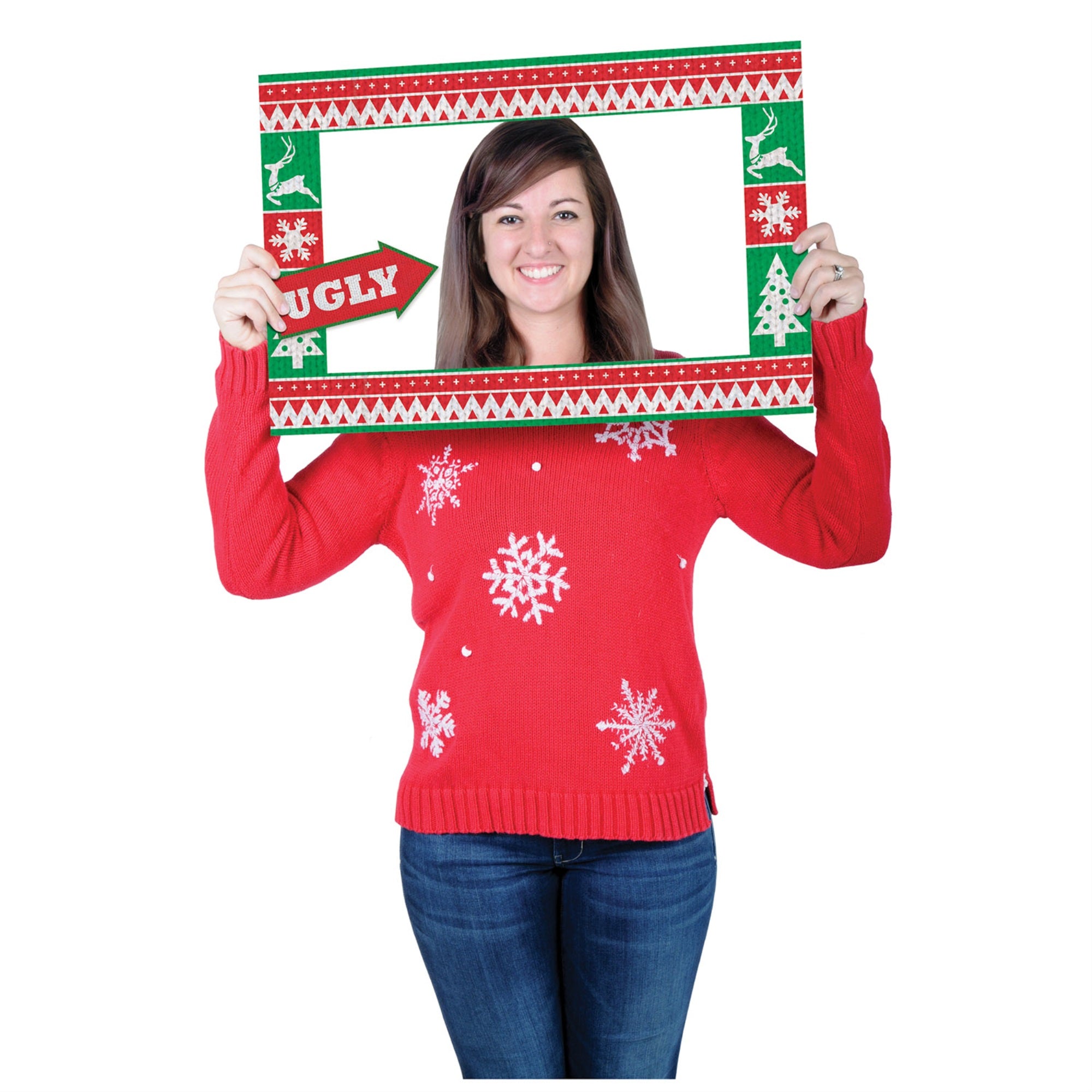 Ugly Sweater Photo Fun Frame, (Pack Of 12)