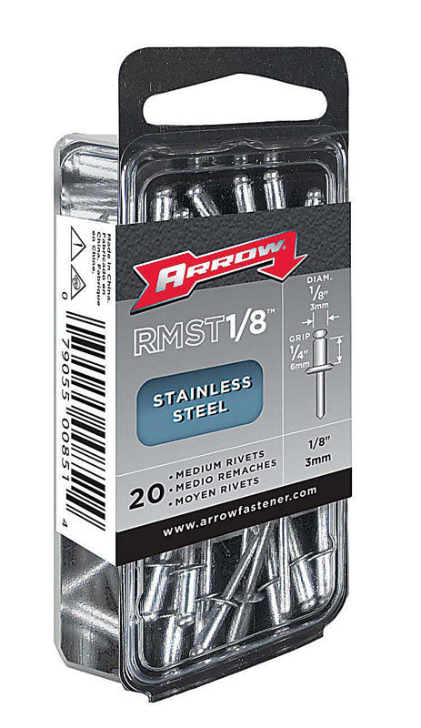 Rivet Ss 1/8Medium (Pack Of 1)