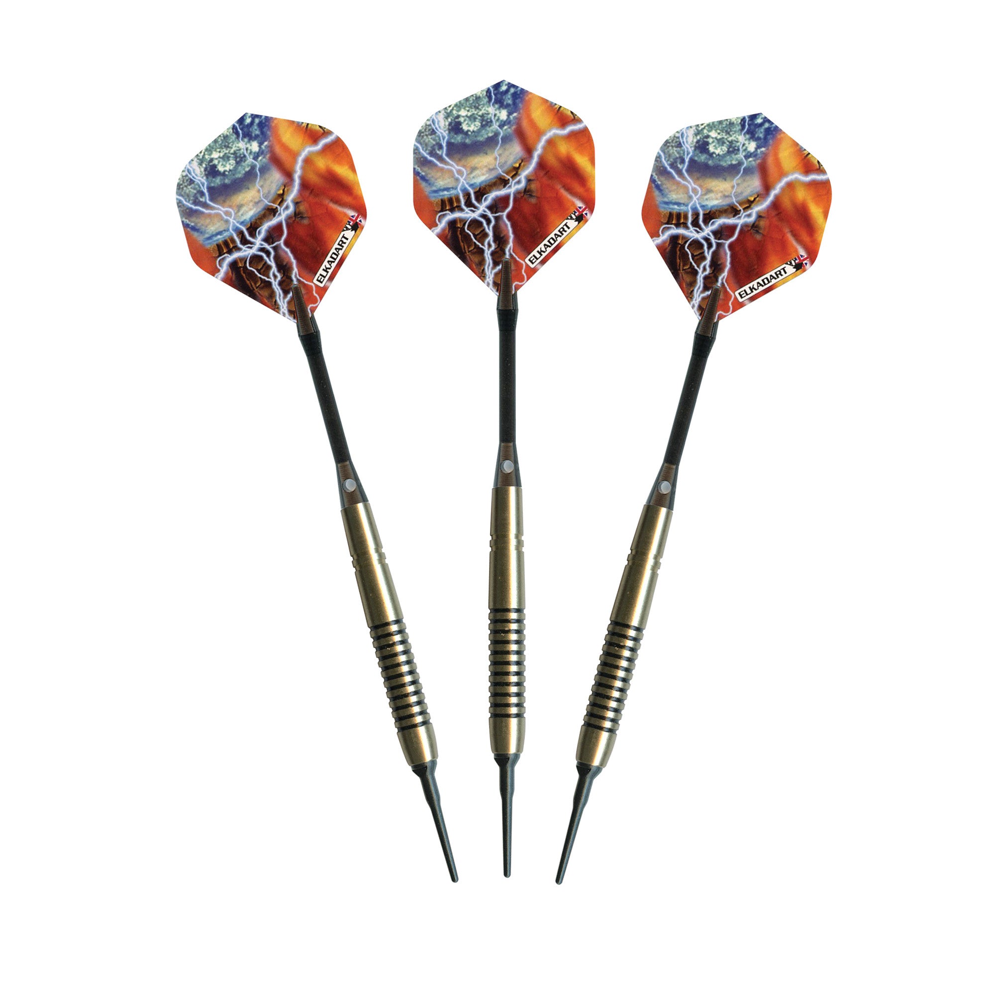 Elkadart Storm Soft Tip Darts Black Rings 14 Grams