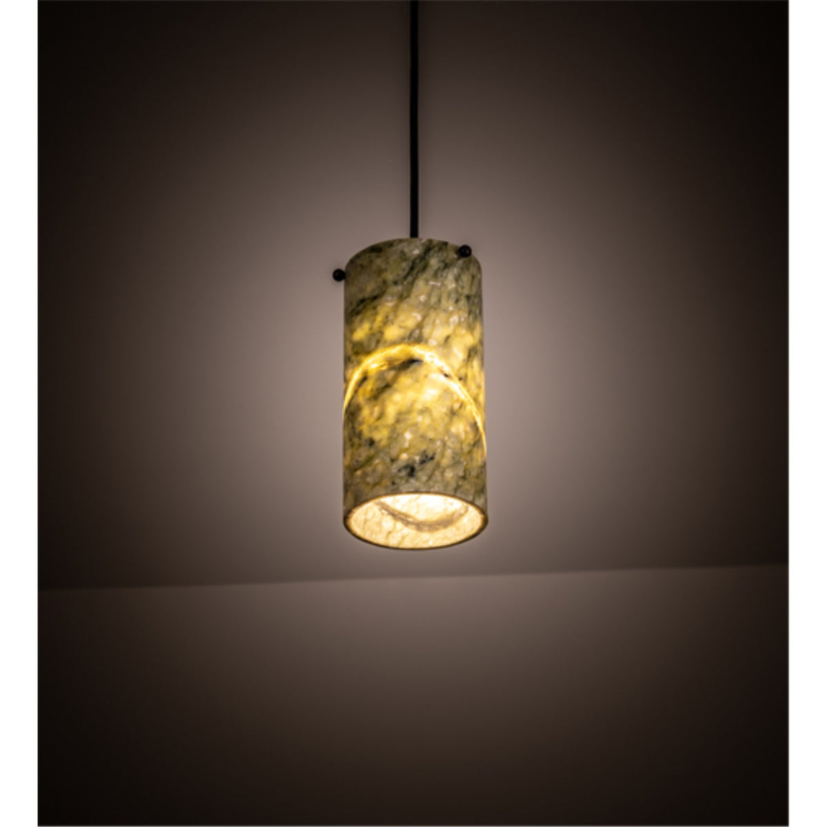 5' Wide Cilindro Jadestone Mini Pendant
