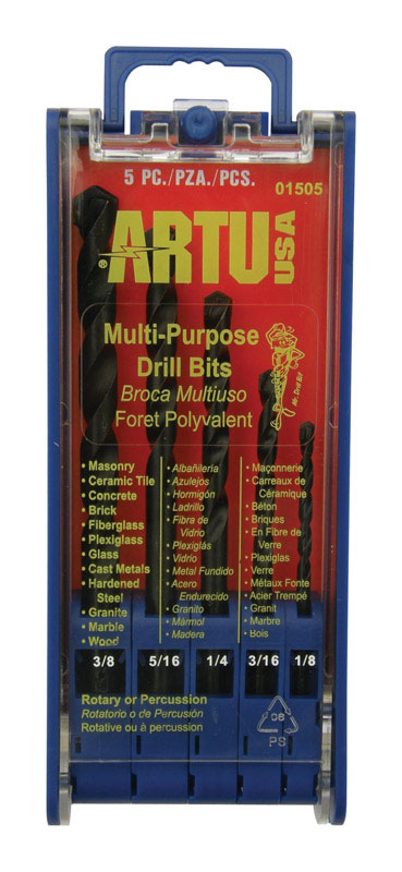 Bit Drill Multipurps 5Pc (Pack Of 1)