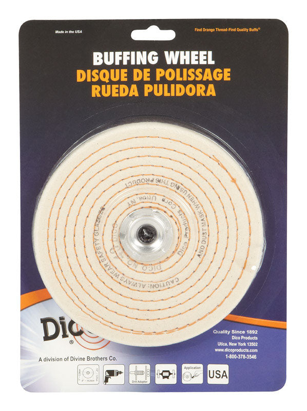 Wheel Buff 6 Spiral Sew (Pack Of 1)