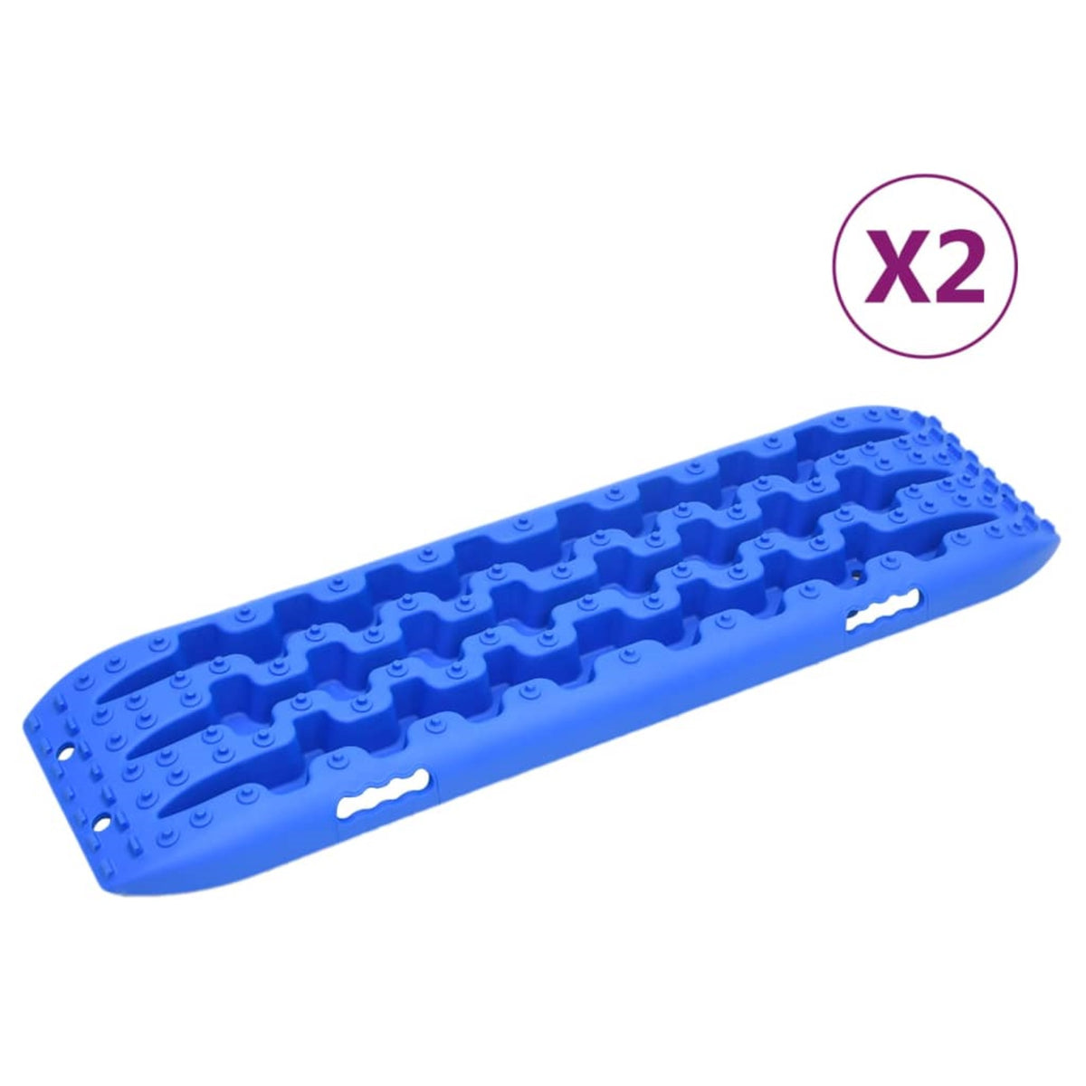 Vidaxl Traction Boards 2 Pcs Blue 41.7'X12'X2.8' Nylon