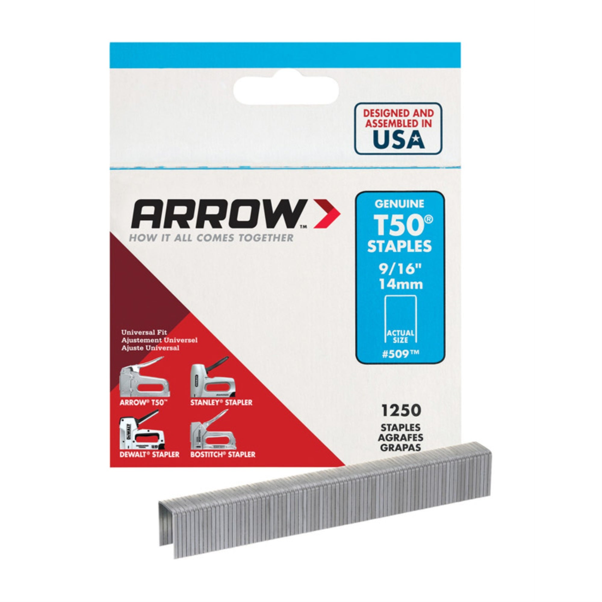 Staple 9/16T-50 12 (Pack Of 4)