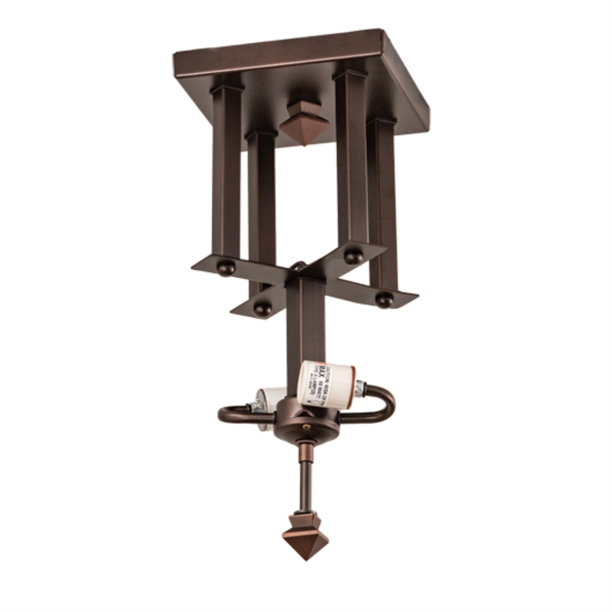 7' Square Arrowhead Flushmount Hardware