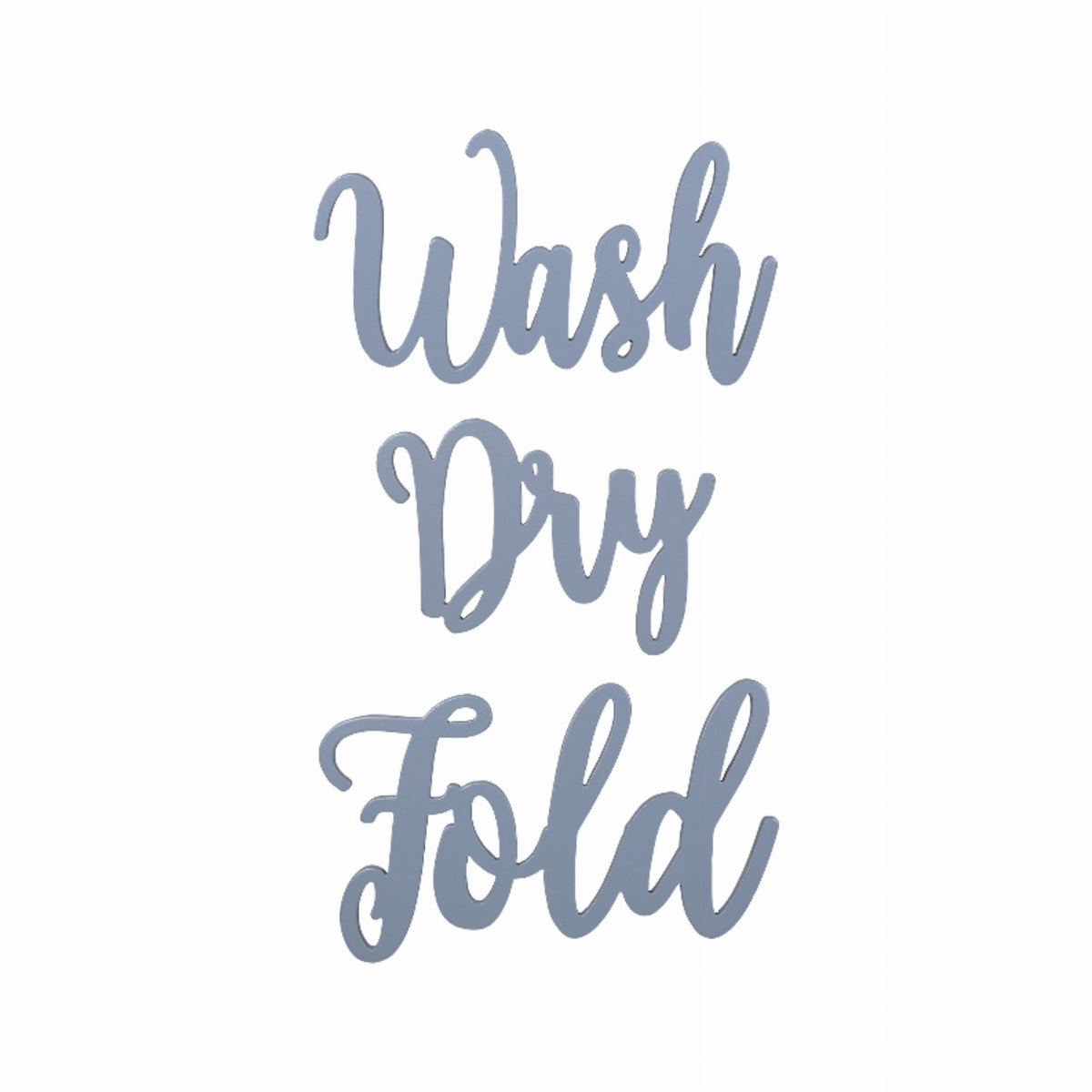 Wash Dry And Fold Wood Wall Decor Words