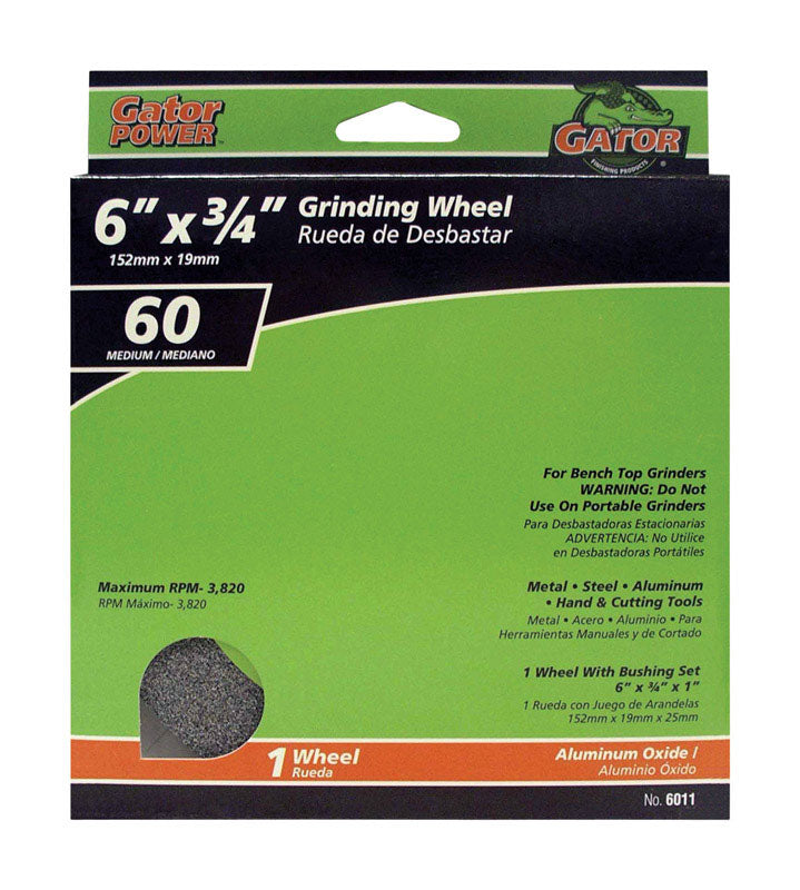 Wheel Grind 6X3/4X1M Al (Pack Of 1)