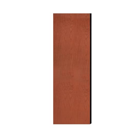 Double End Side Panel - for 5 Feet High - 21 Inch Deep Designer Wood Locker - without Sloping Hood - Cherry
