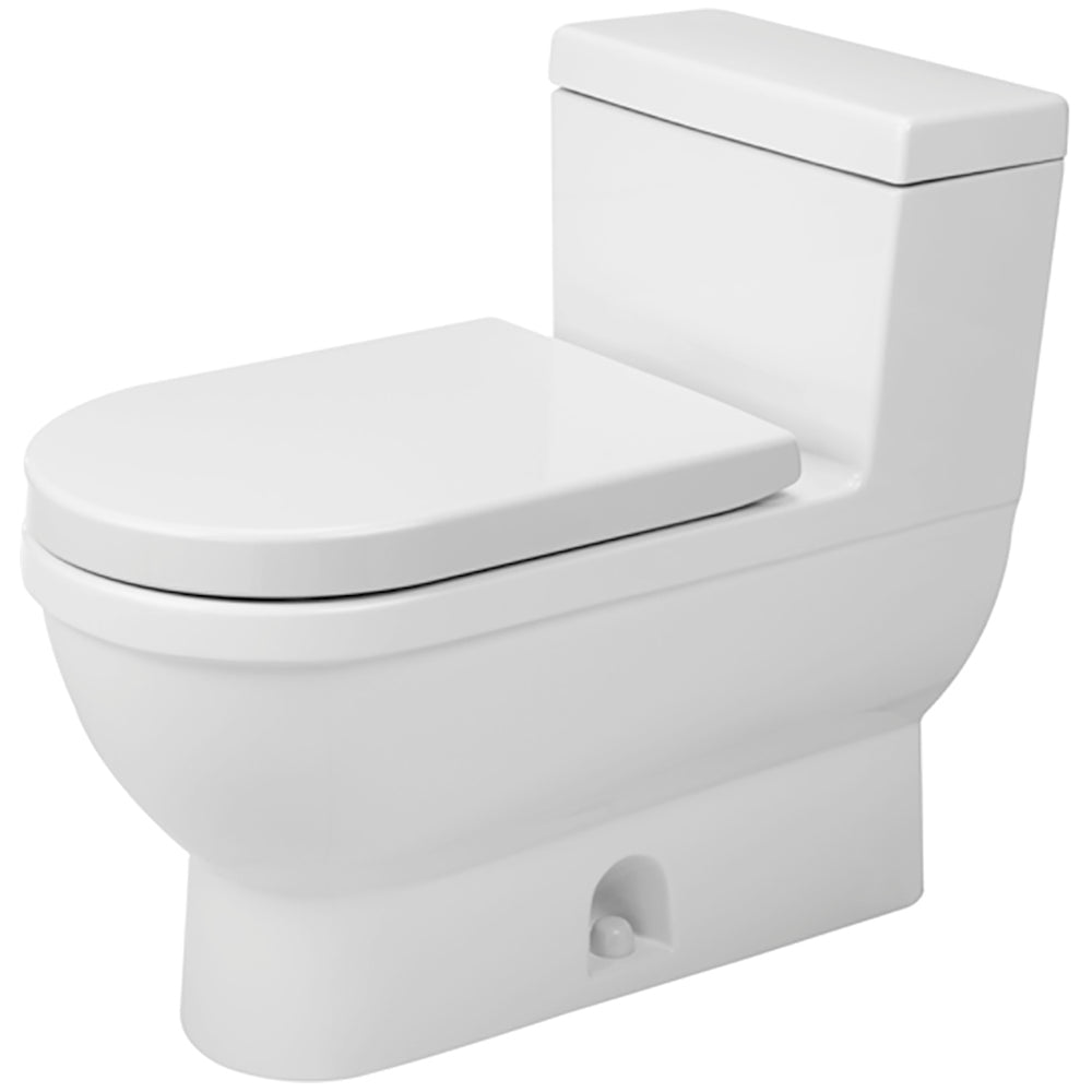 Duravit Starck 3 One-Piece Toilet, Single Flush Left Lever White