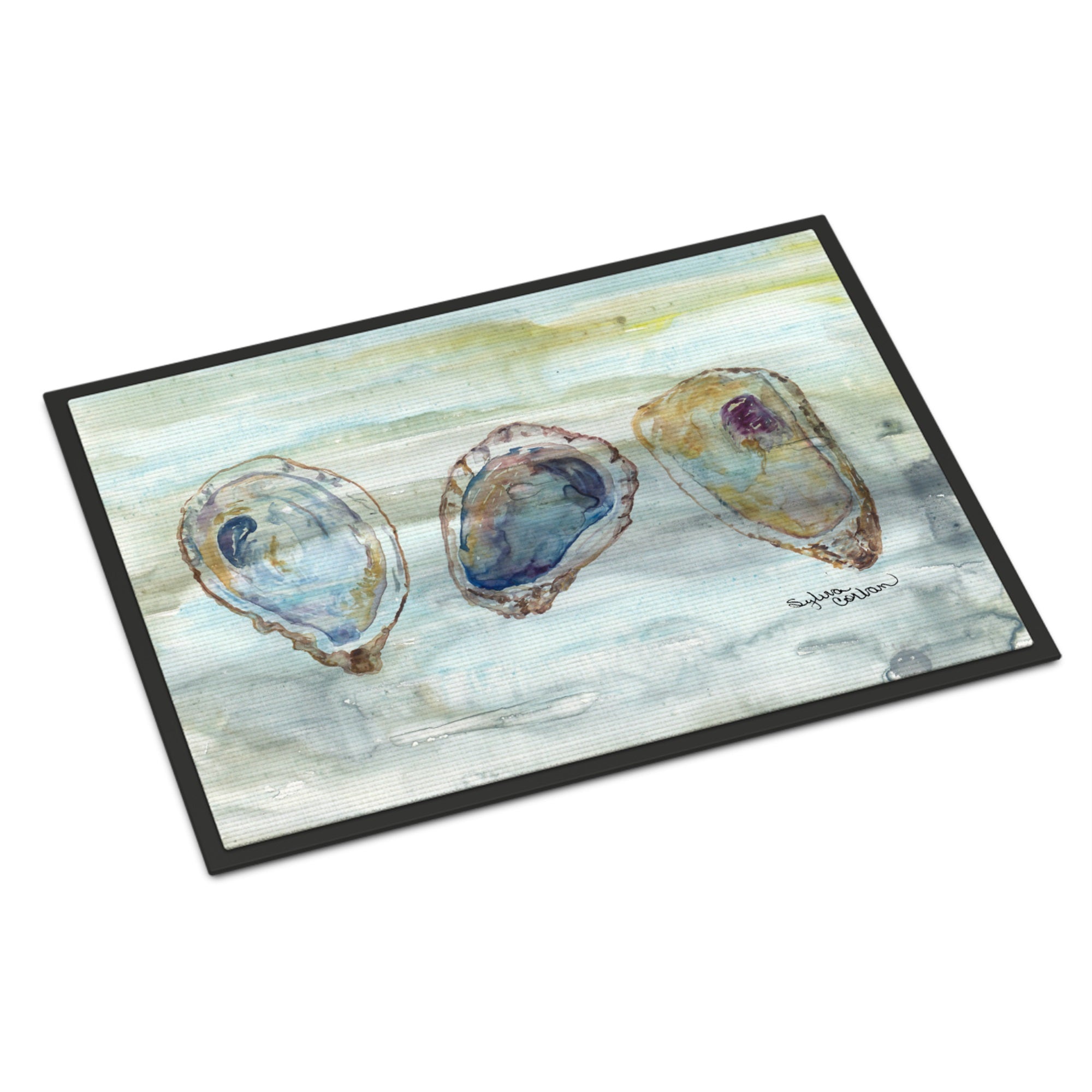 Oysters Watercolor Indoor Or Outdoor Mat 24X36
