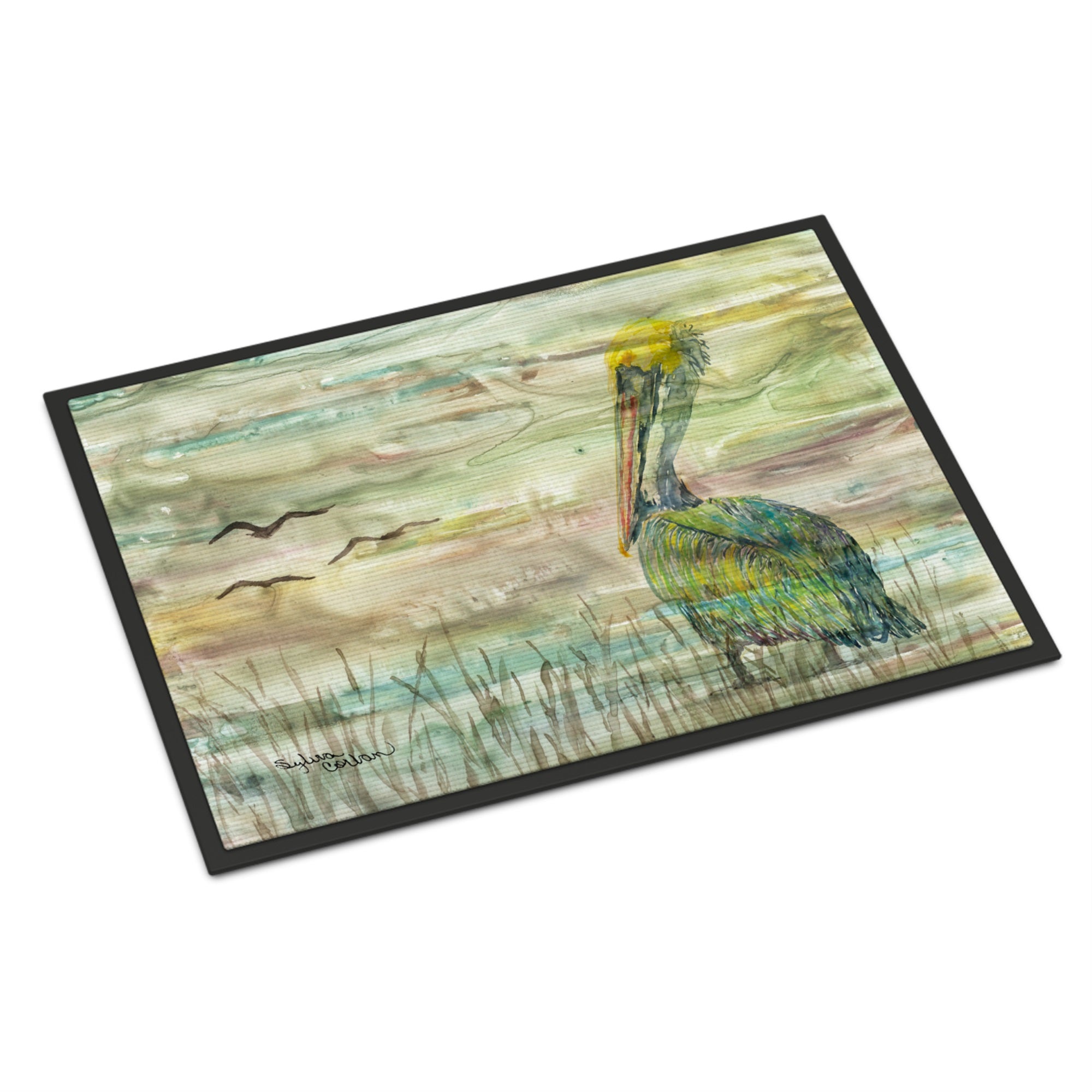 Pelican Sunset Indoor Or Outdoor Mat 18X27