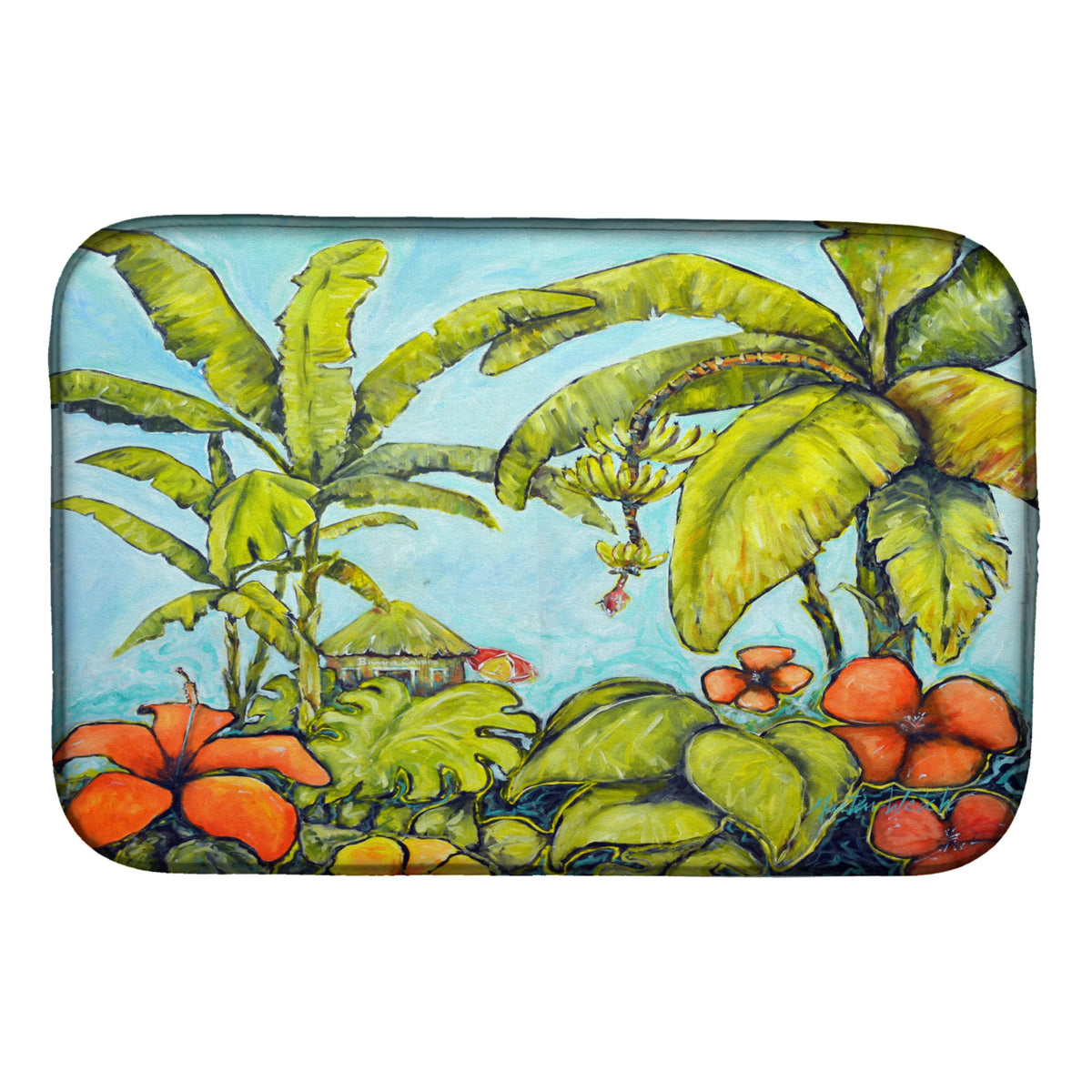 Banana Cabana Dish Drying Mat
