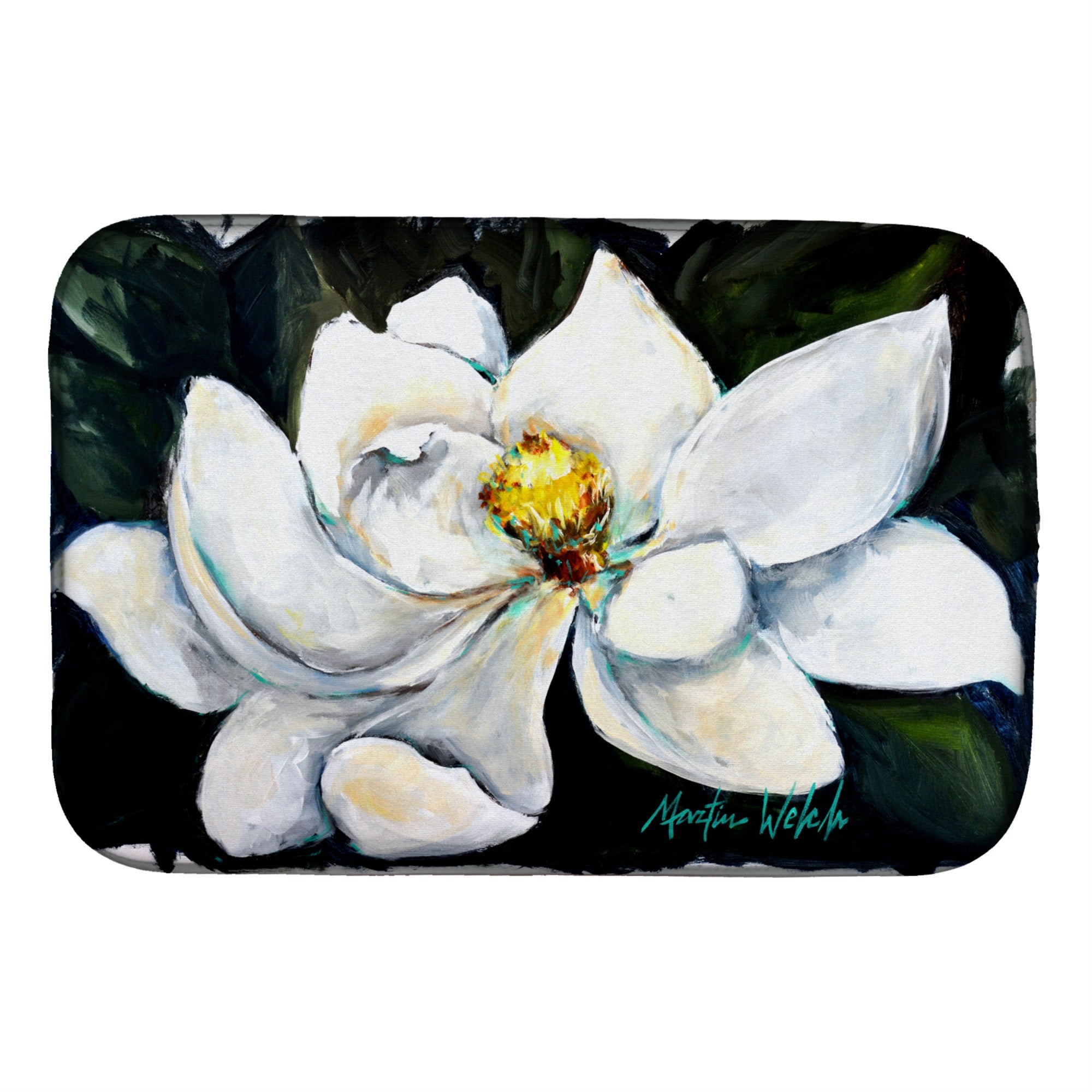 Sweet Magnolia Dish Drying Mat
