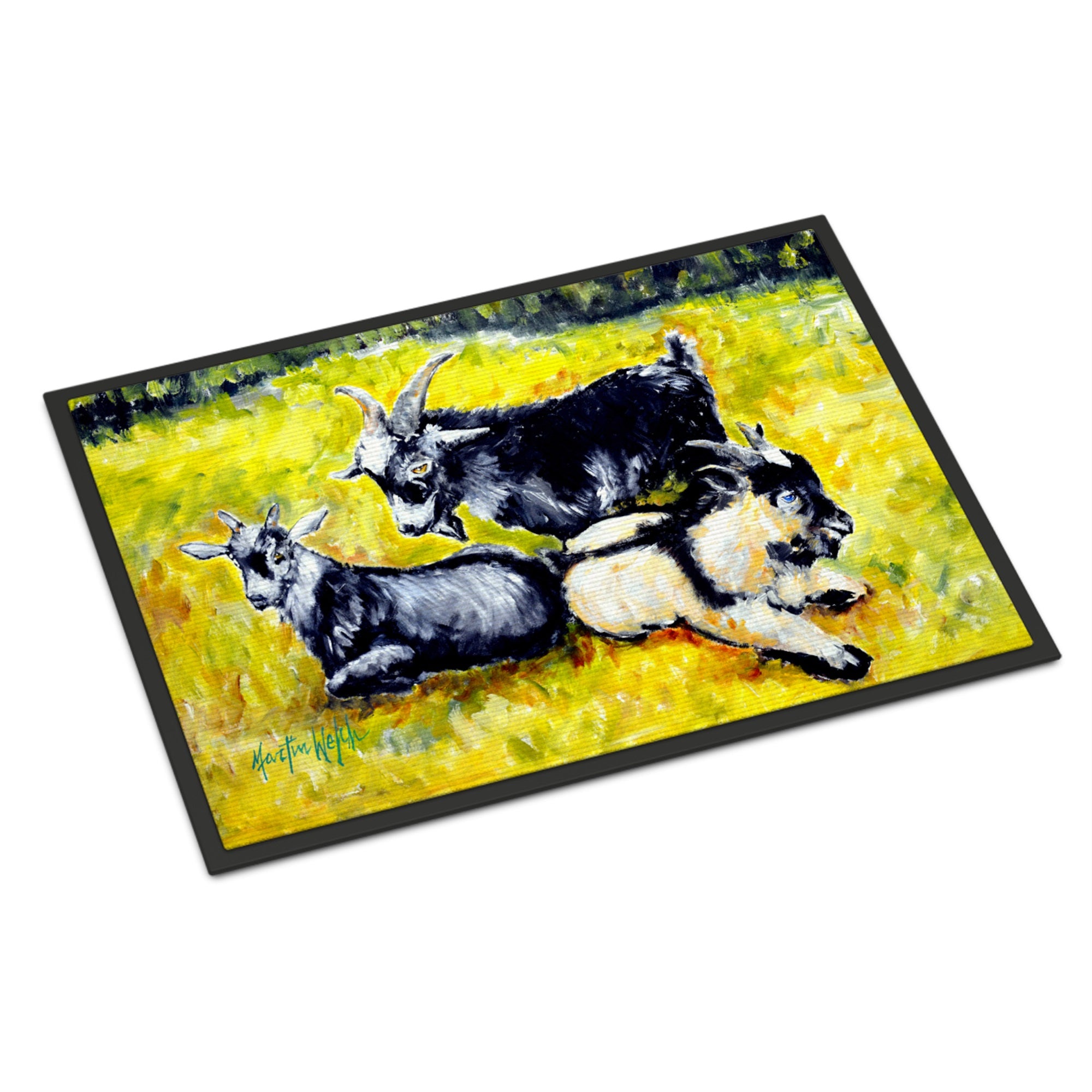 Three Goats Indoor Or Outdoor Mat 24X36