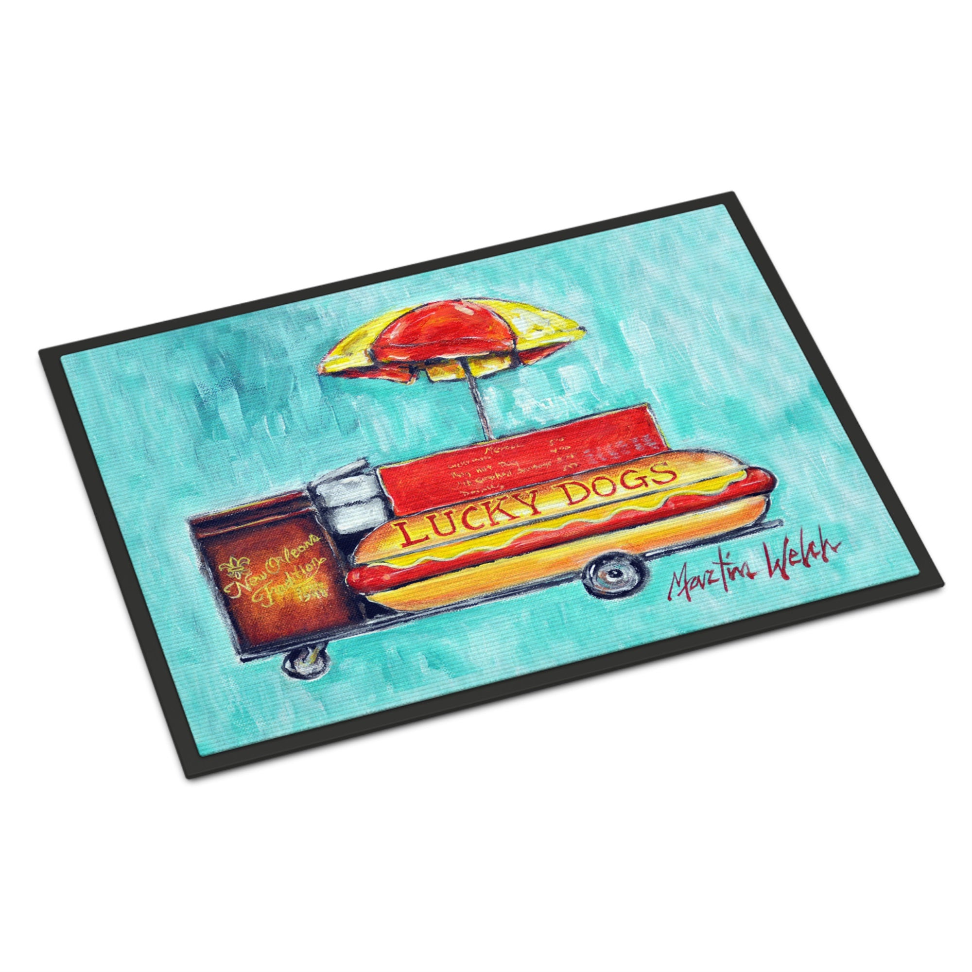 Lucky Dog For Me Indoor Or Outdoor Mat 18X27