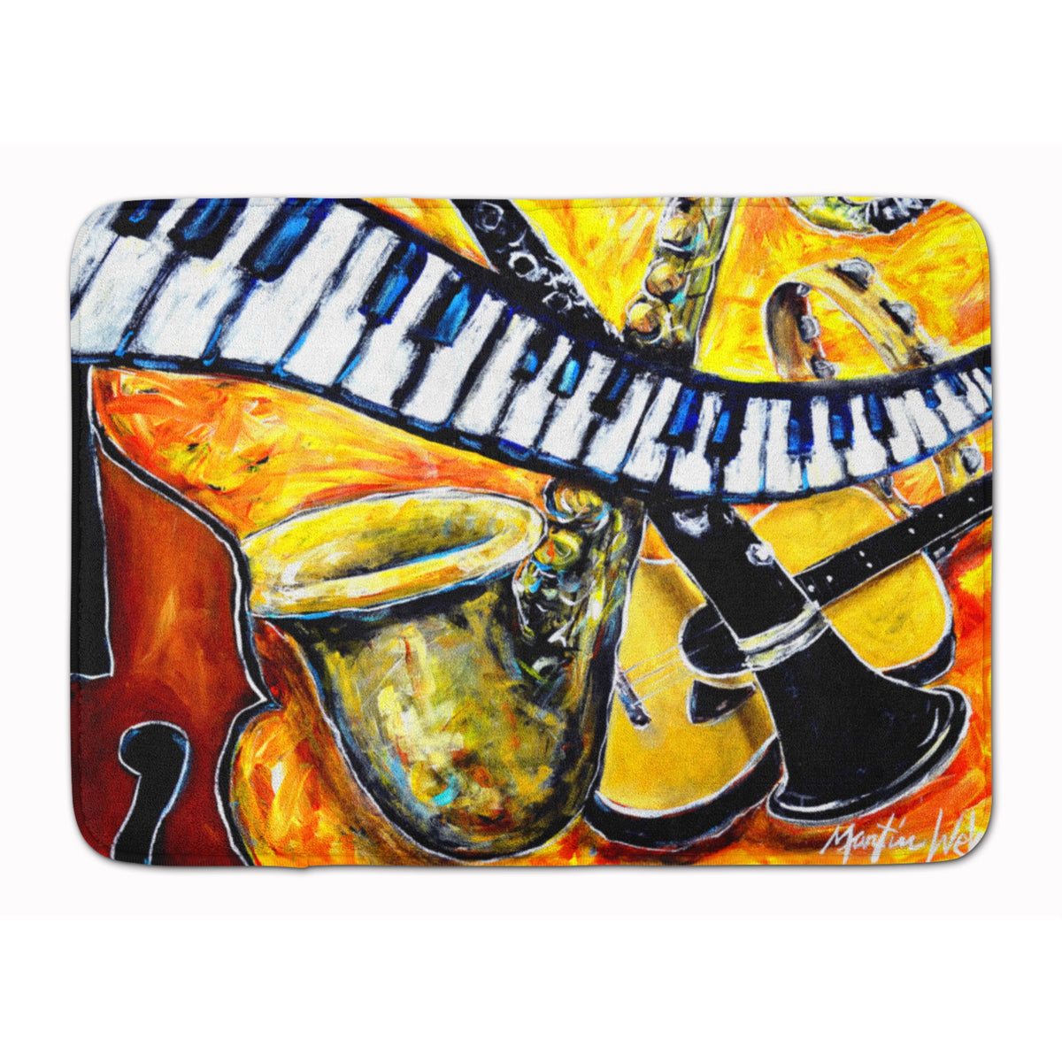 All That Jazz Machine Washable Memory Foam Mat