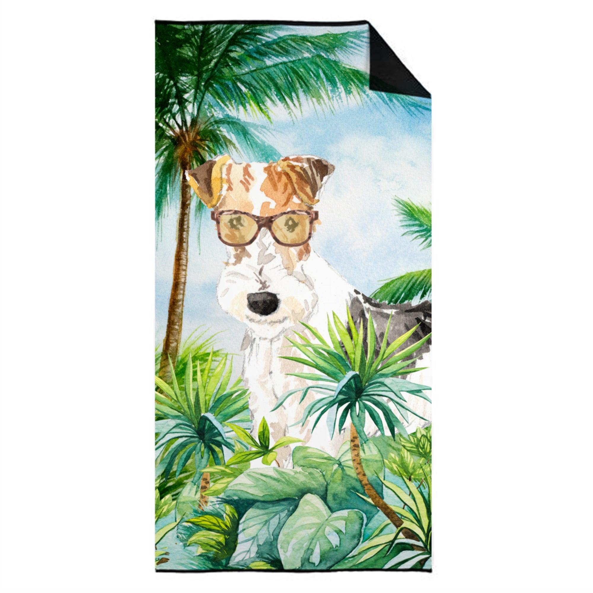 Fox Terrier Premium Beach Towel