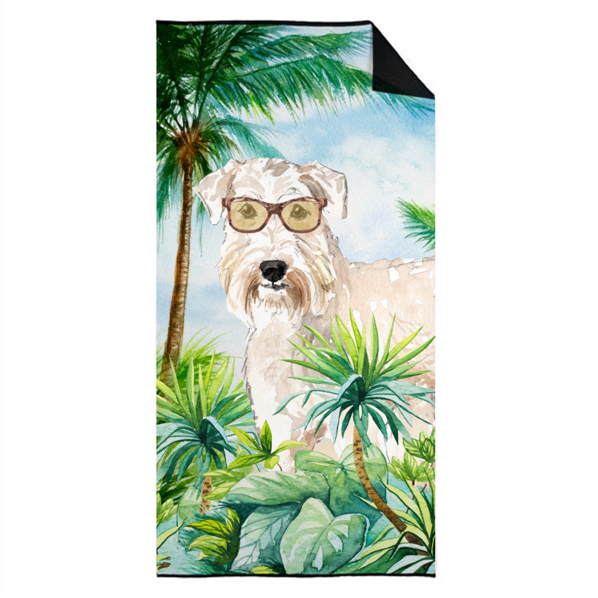 Wheaten Terrier Premium Beach Towel