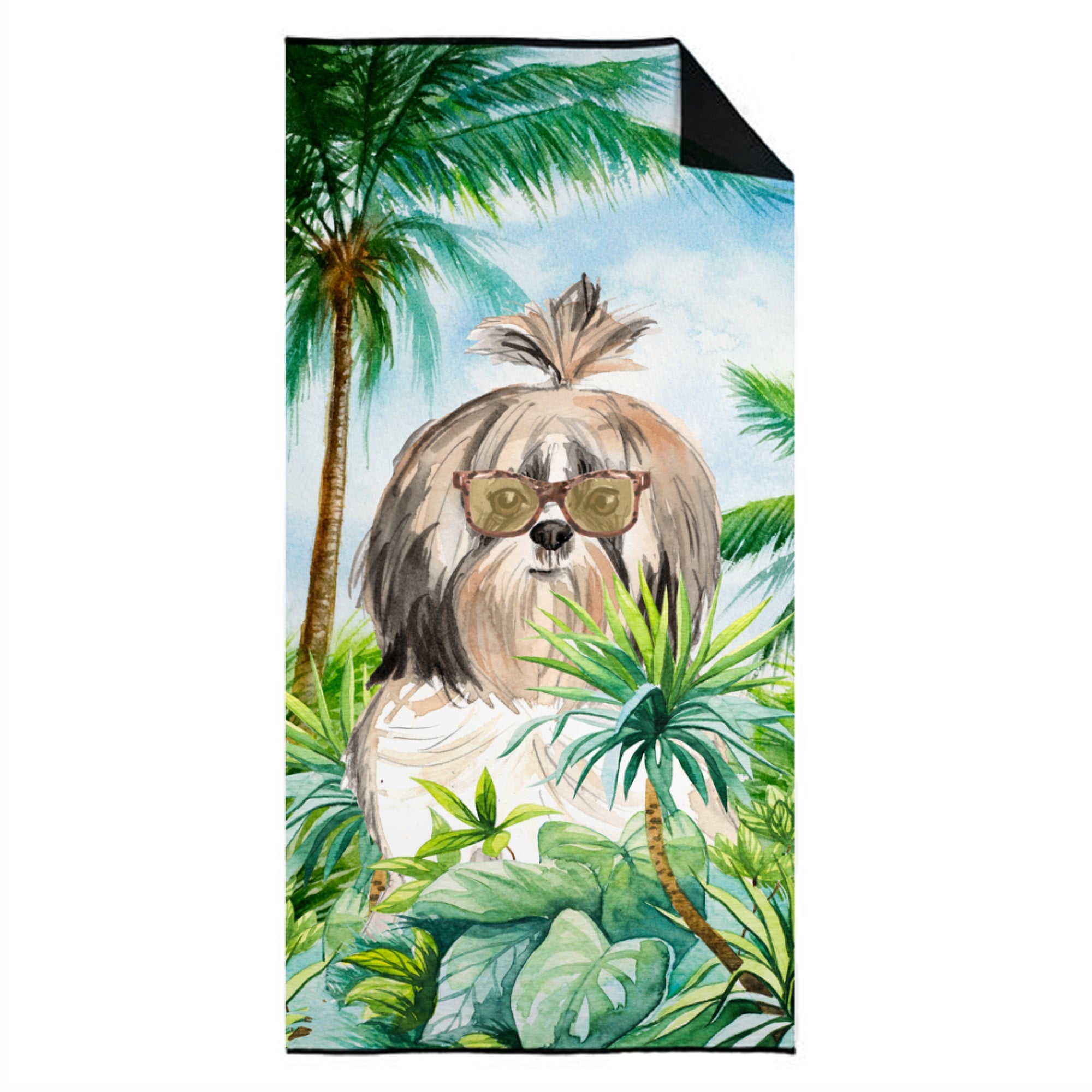 Shih Tzu Premium Beach Towel