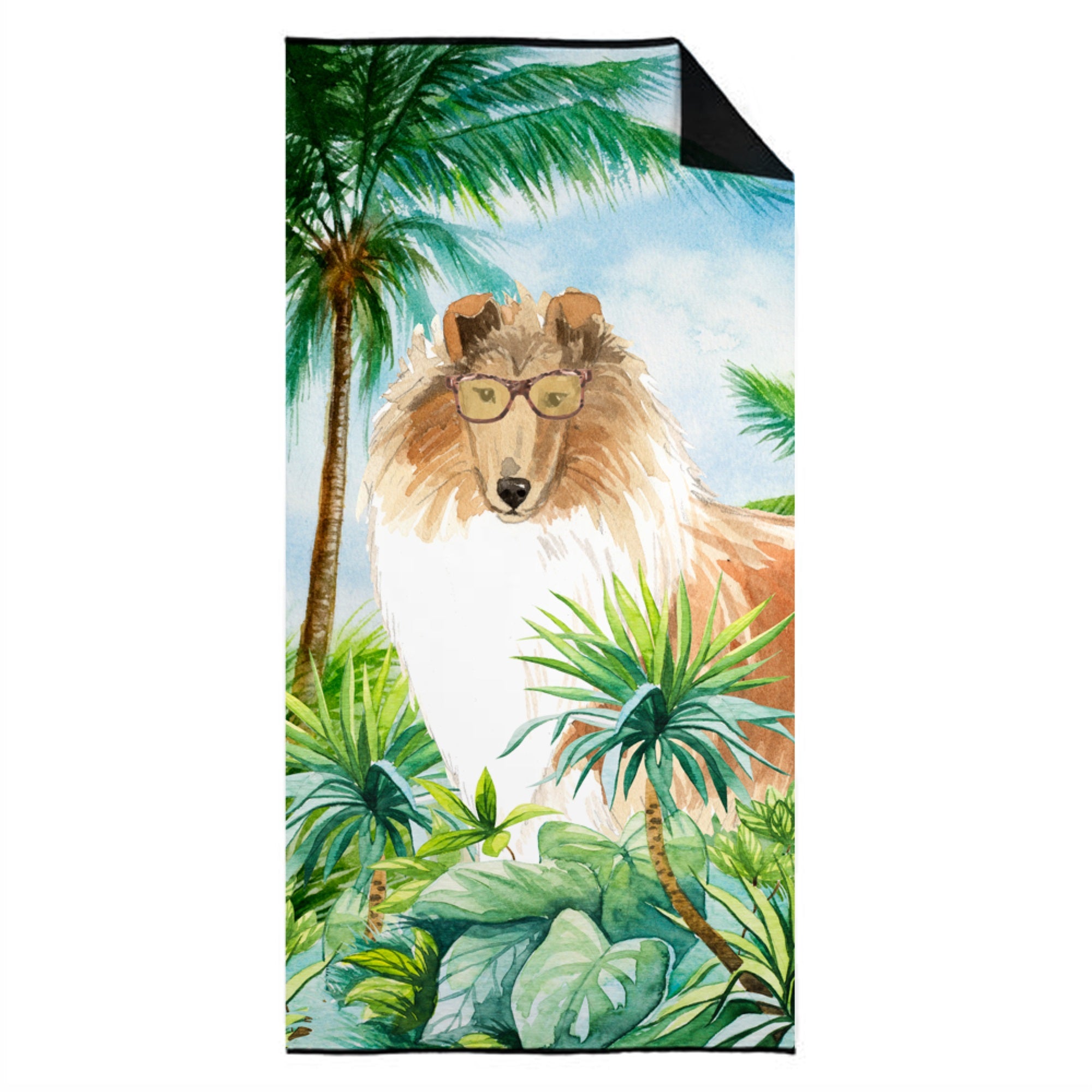 Collie Premium Beach Towel