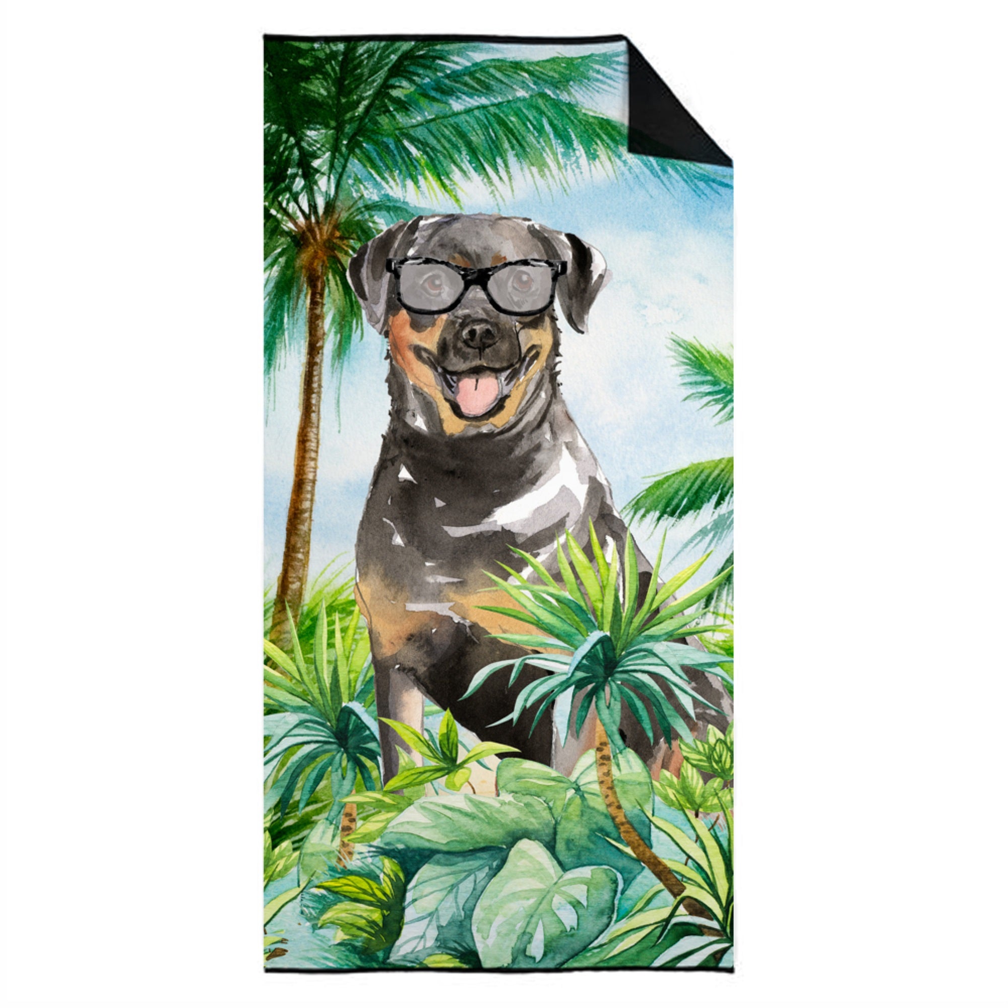 Rottweiler Premium Beach Towel