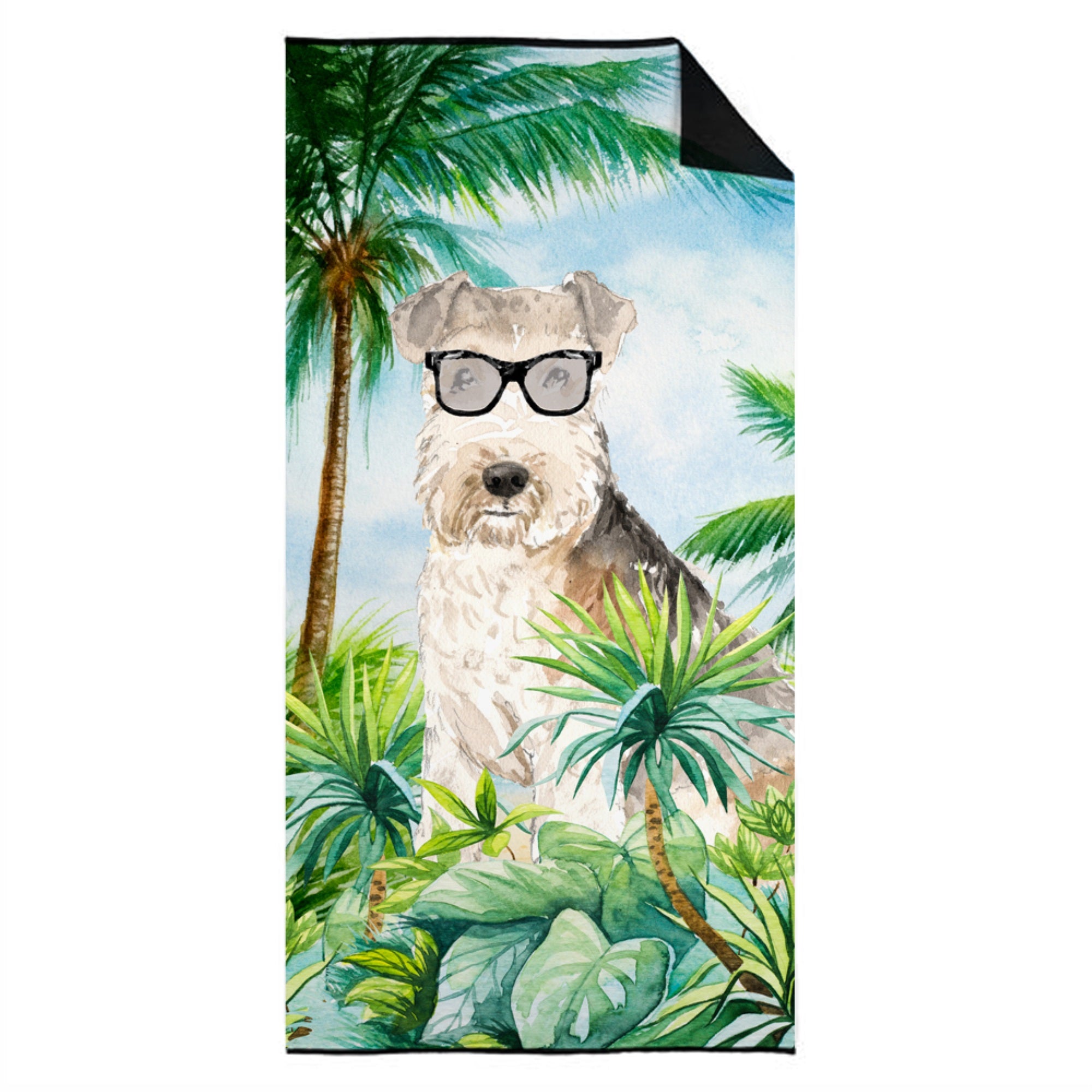 Lakeland Terrier Premium Beach Towel