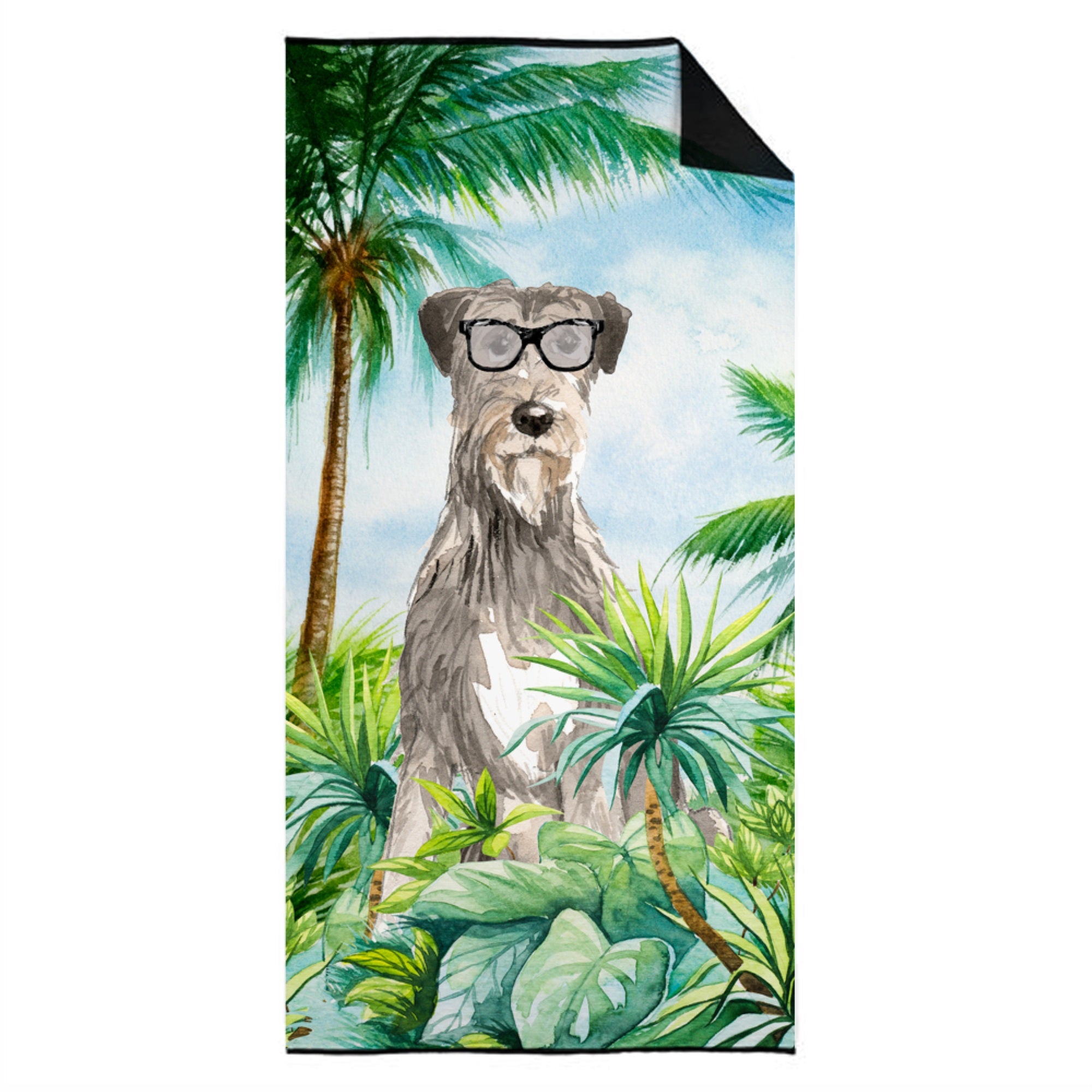 Irish Wolfhound Premium Beach Towel