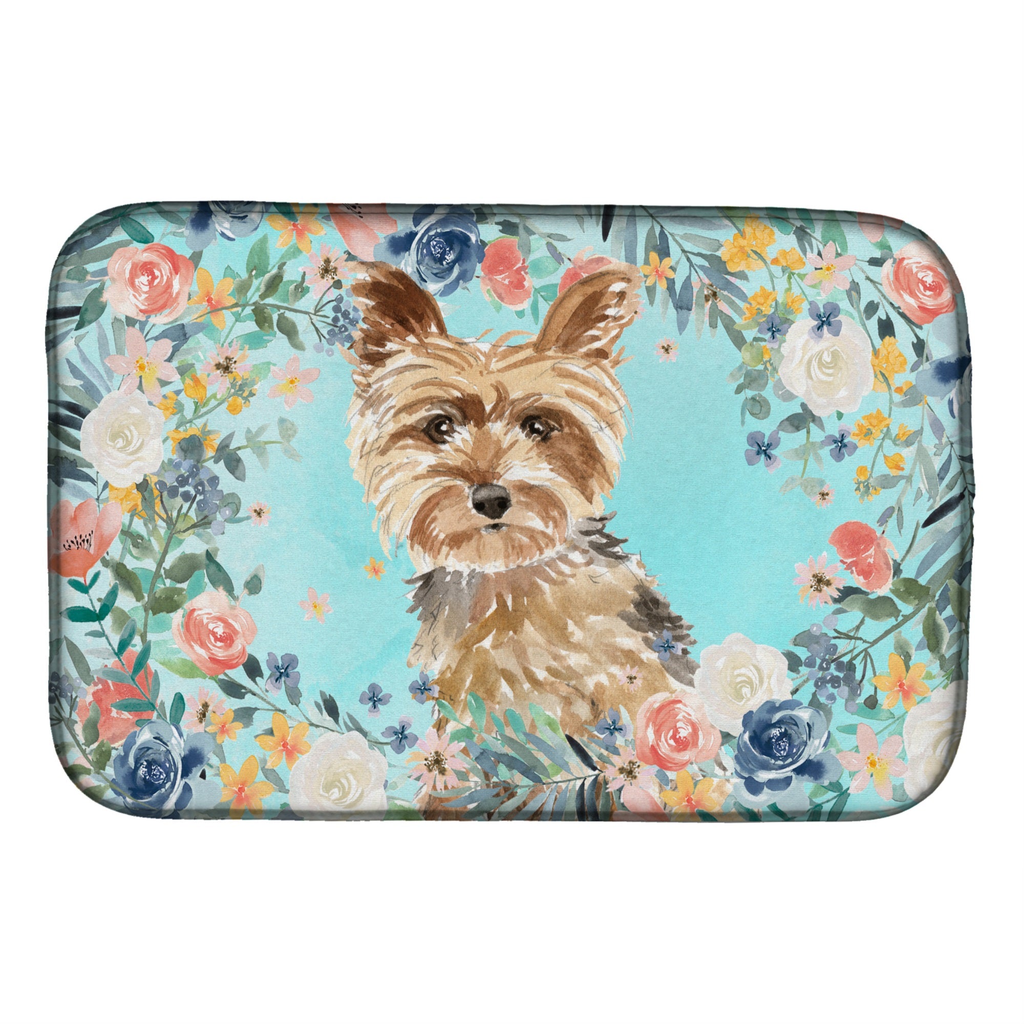 Yorkie Dish Drying Mat