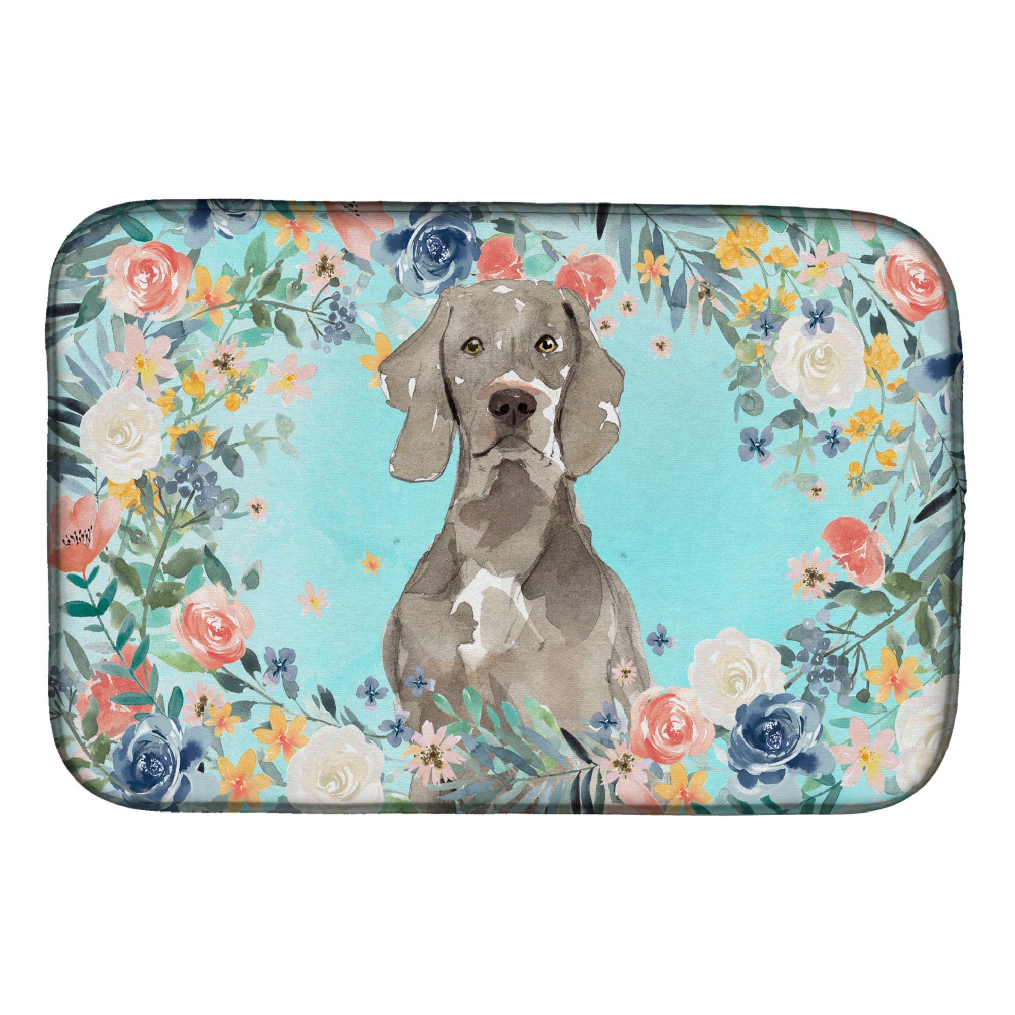 Weimaraner Dish Drying Mat