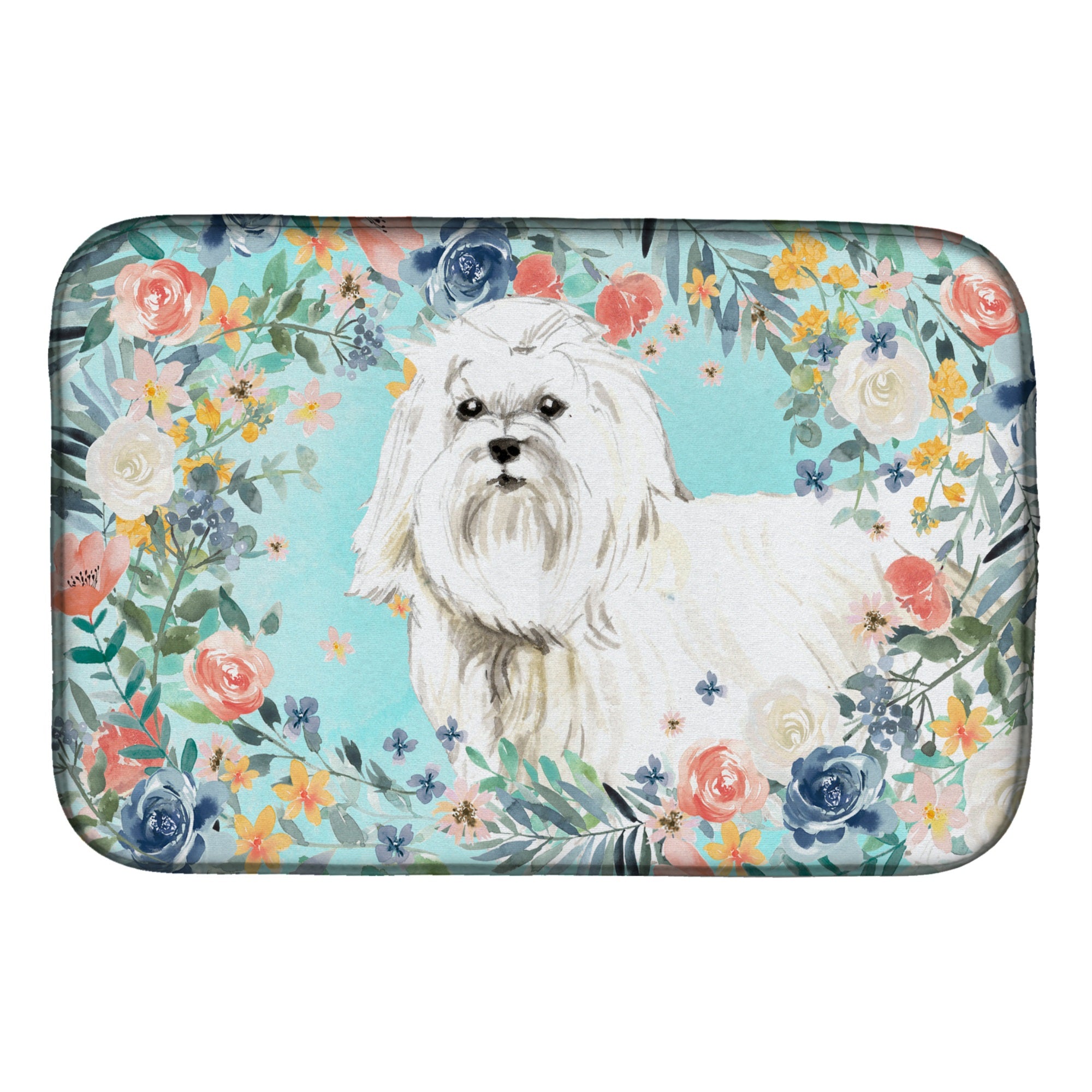 Maltese Dish Drying Mat