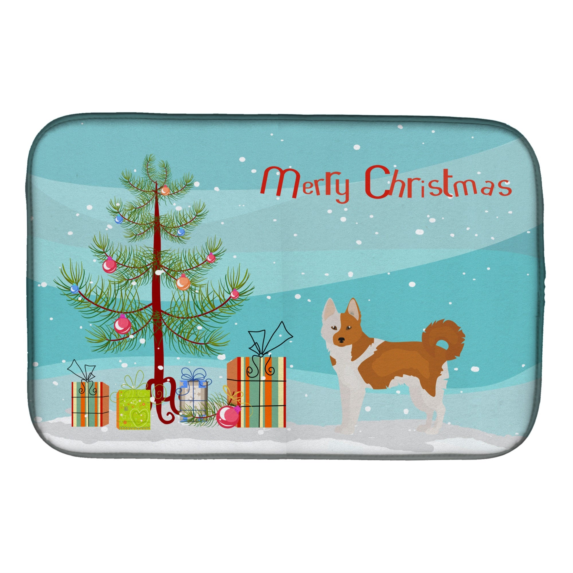 Nordic Spitz Christmas Tree Dish Drying Mat