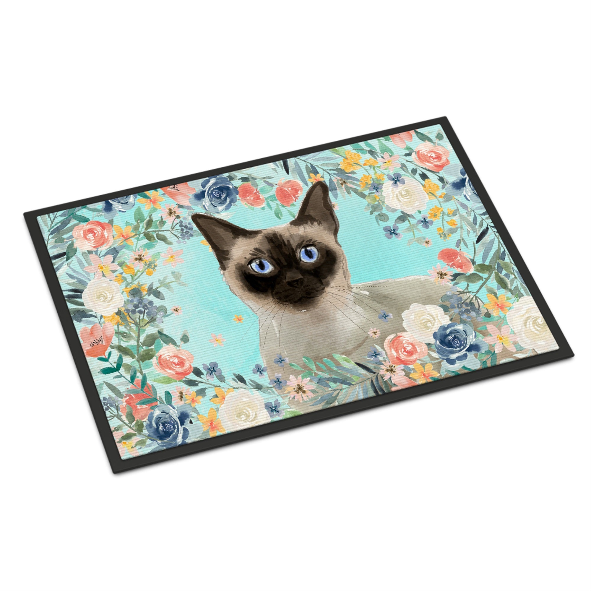 Siamese Spring Flowers Indoor Or Outdoor Mat 24X36