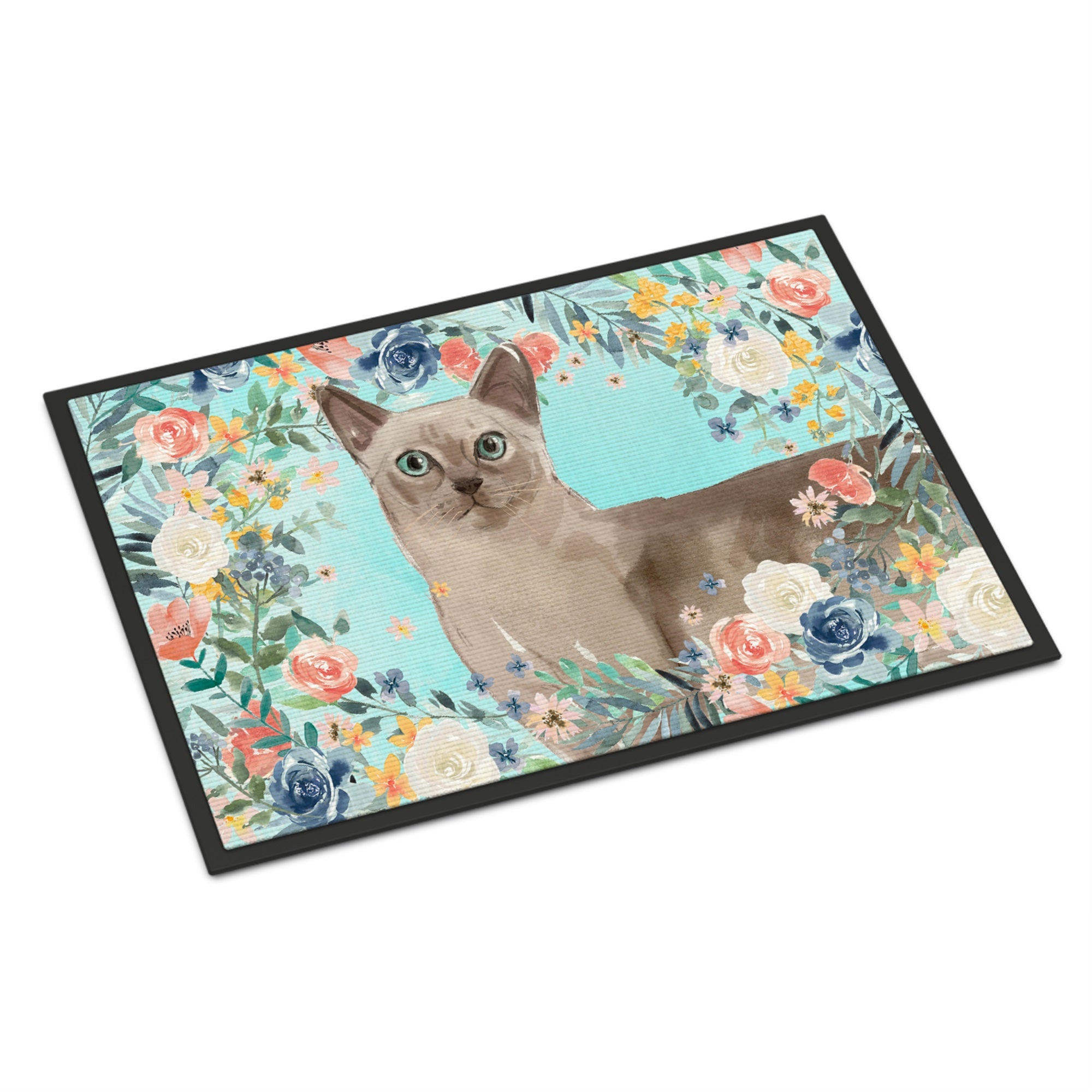 Tonkinese Spring Flowers Indoor Or Outdoor Mat 24X36