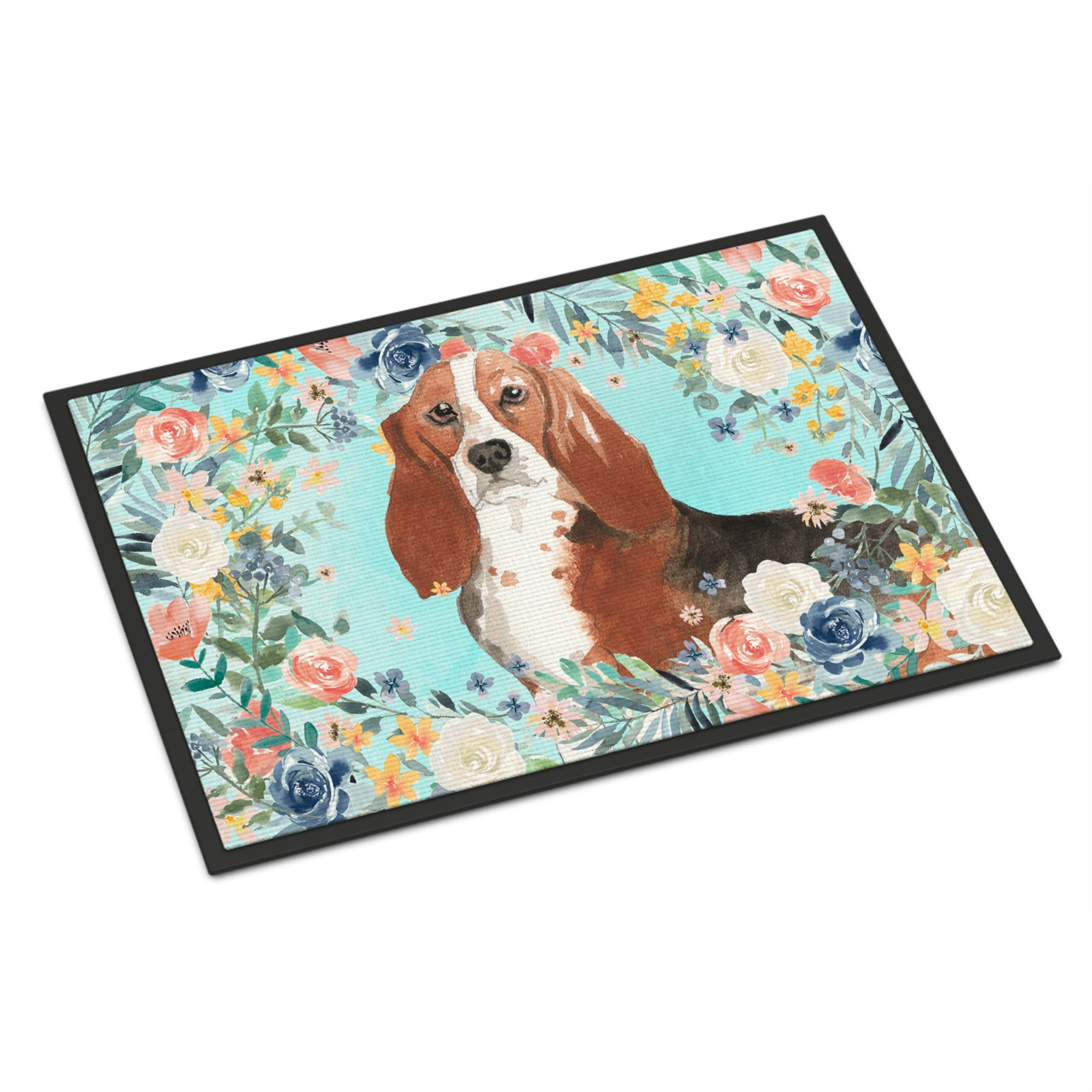 Basset Hound Indoor Or Outdoor Mat 24X36