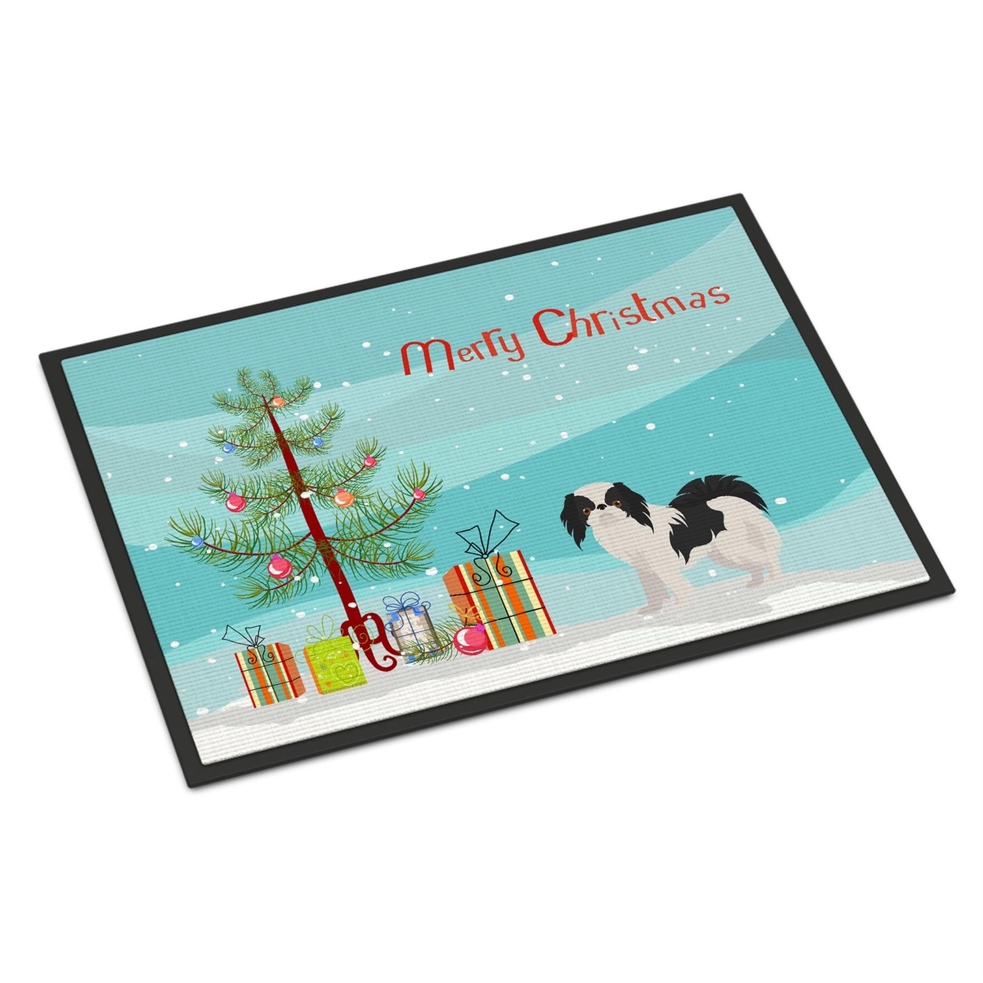 Japanese Chin Christmas Tree Indoor Or Outdoor Mat 24X36