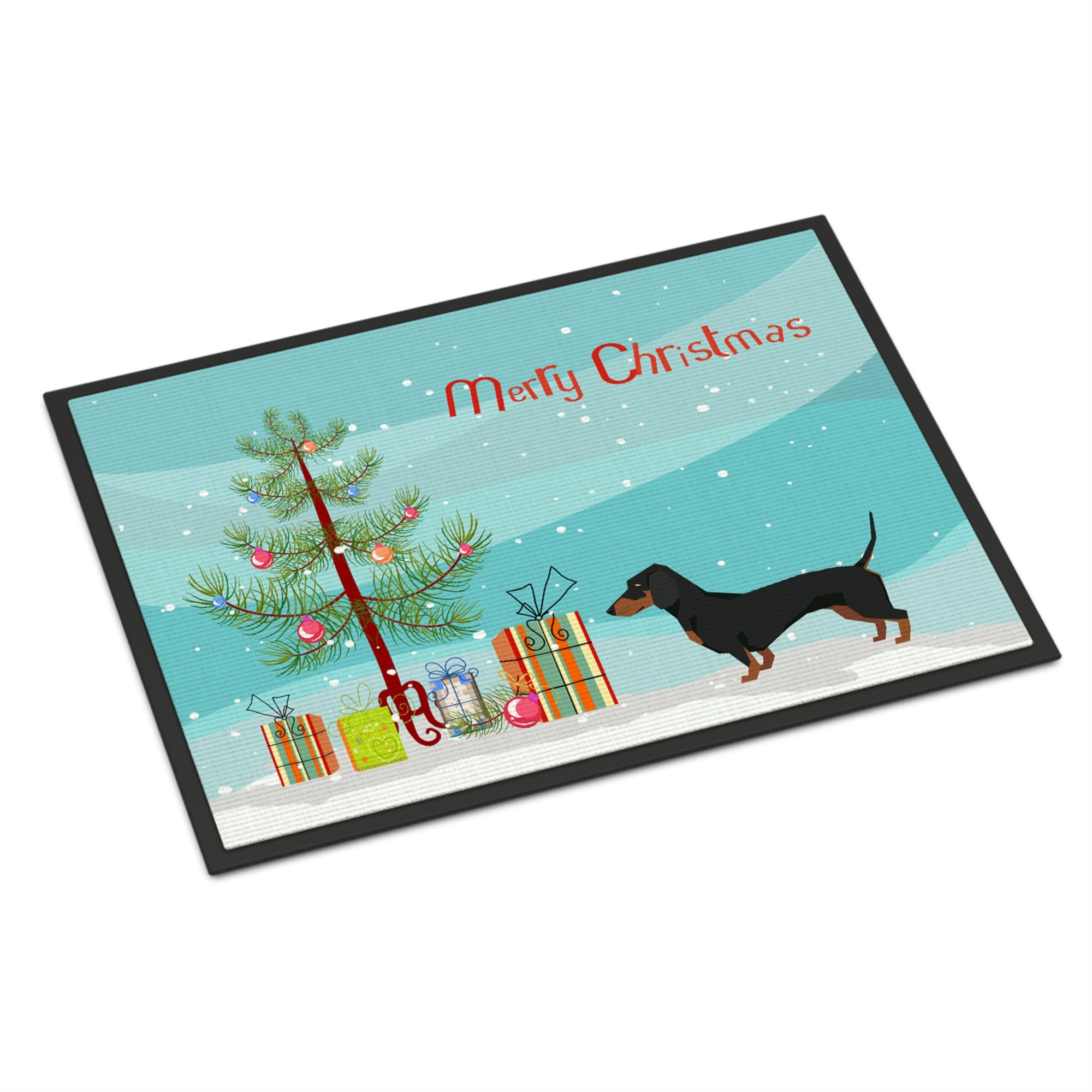 Dachshund Christmas Tree Indoor Or Outdoor Mat 24X36