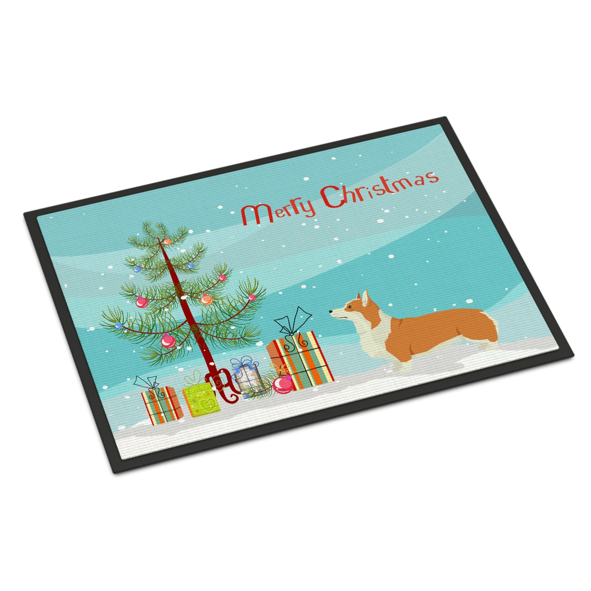Pembroke Corgi Christmas Tree Indoor Or Outdoor Mat 24X36